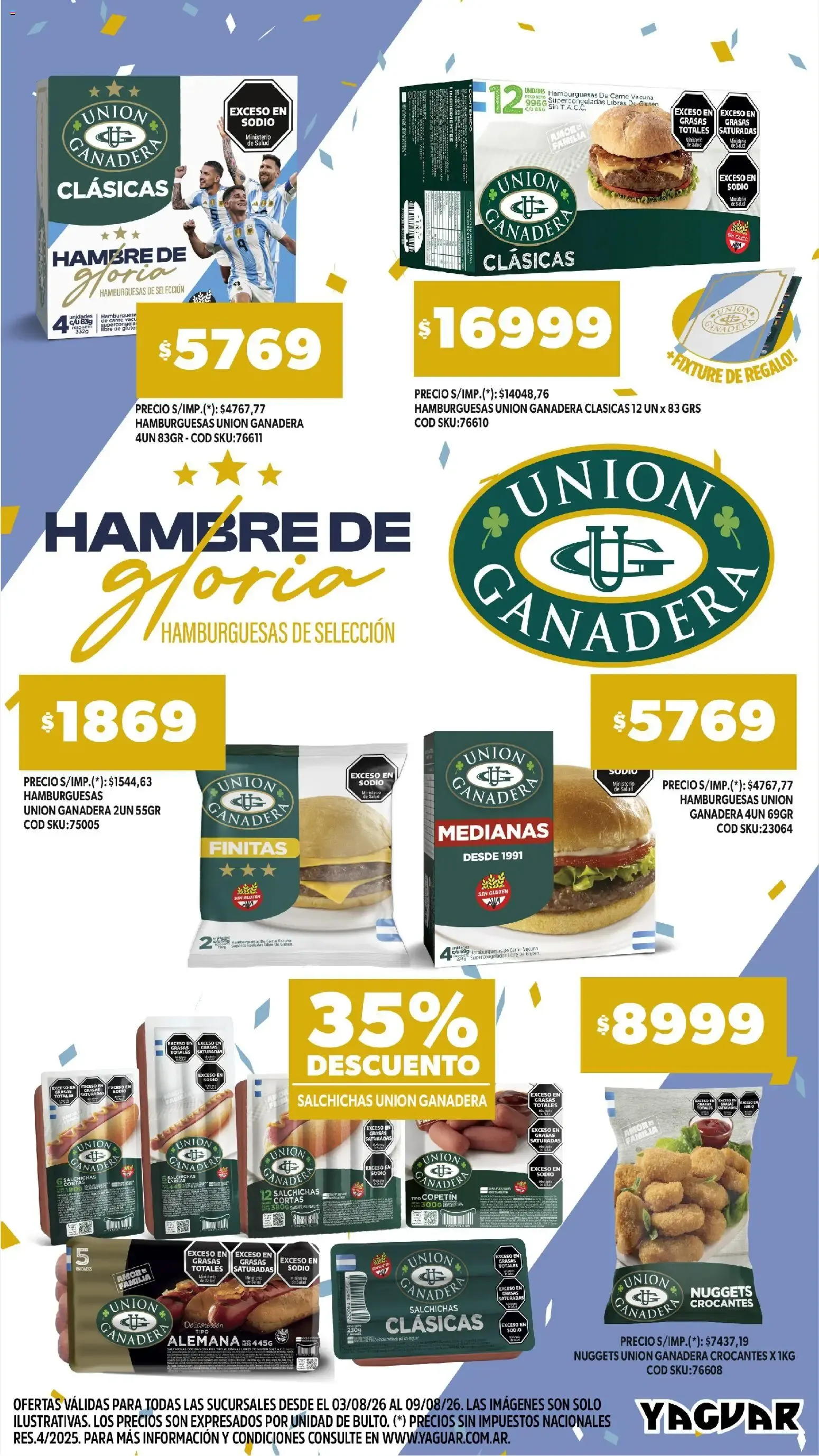 Ofertas de Yaguar - Comprá como en el super a precios mayoristas - Aliados de tu bolsillo 3 de agosto al 9 de agosto 2026 - Página 2 del catálogo