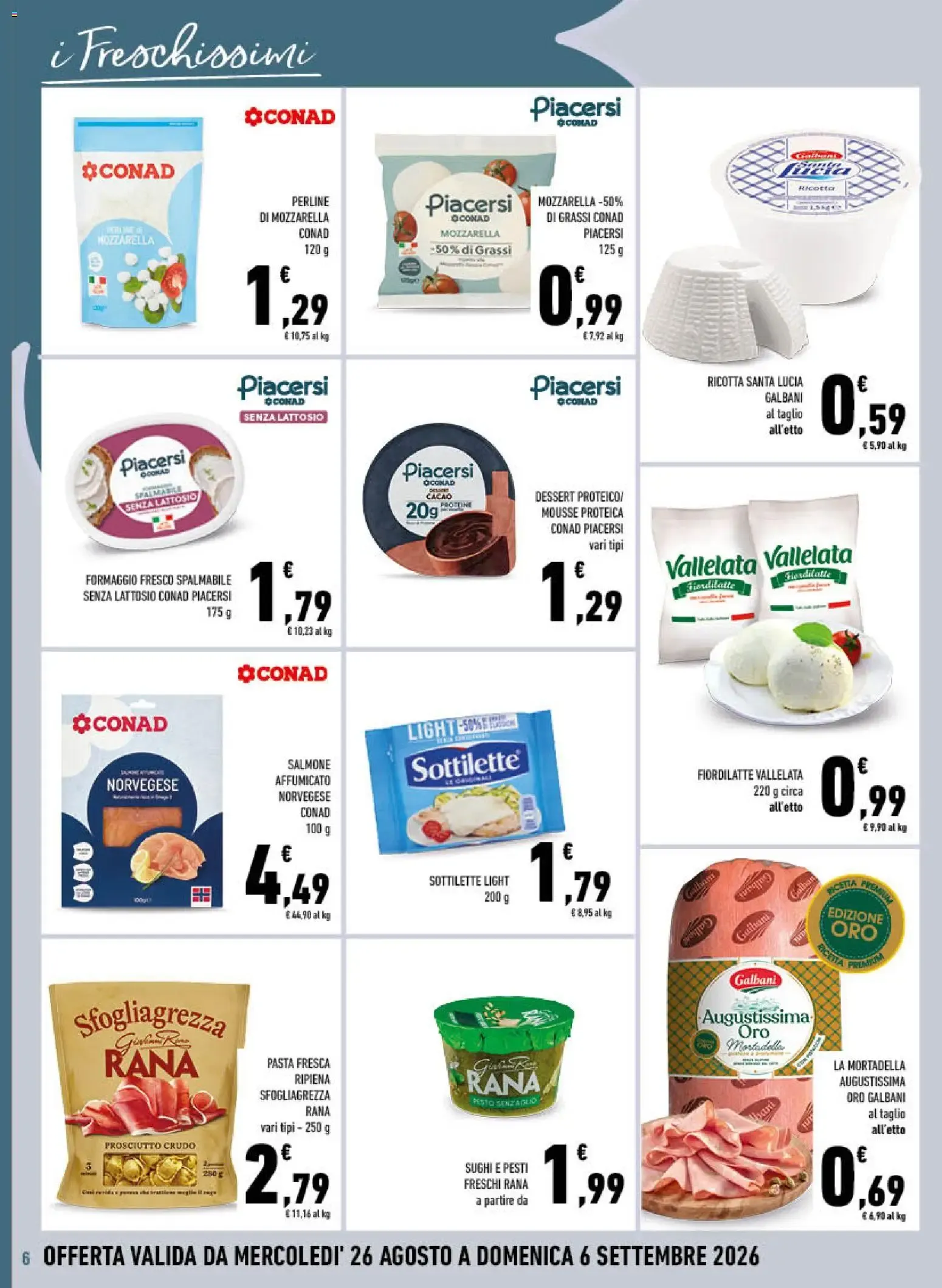 Conad City - I NUMERI 1 da 26 agosto a 6 settembre di 2026 - Pagina del volantino 6