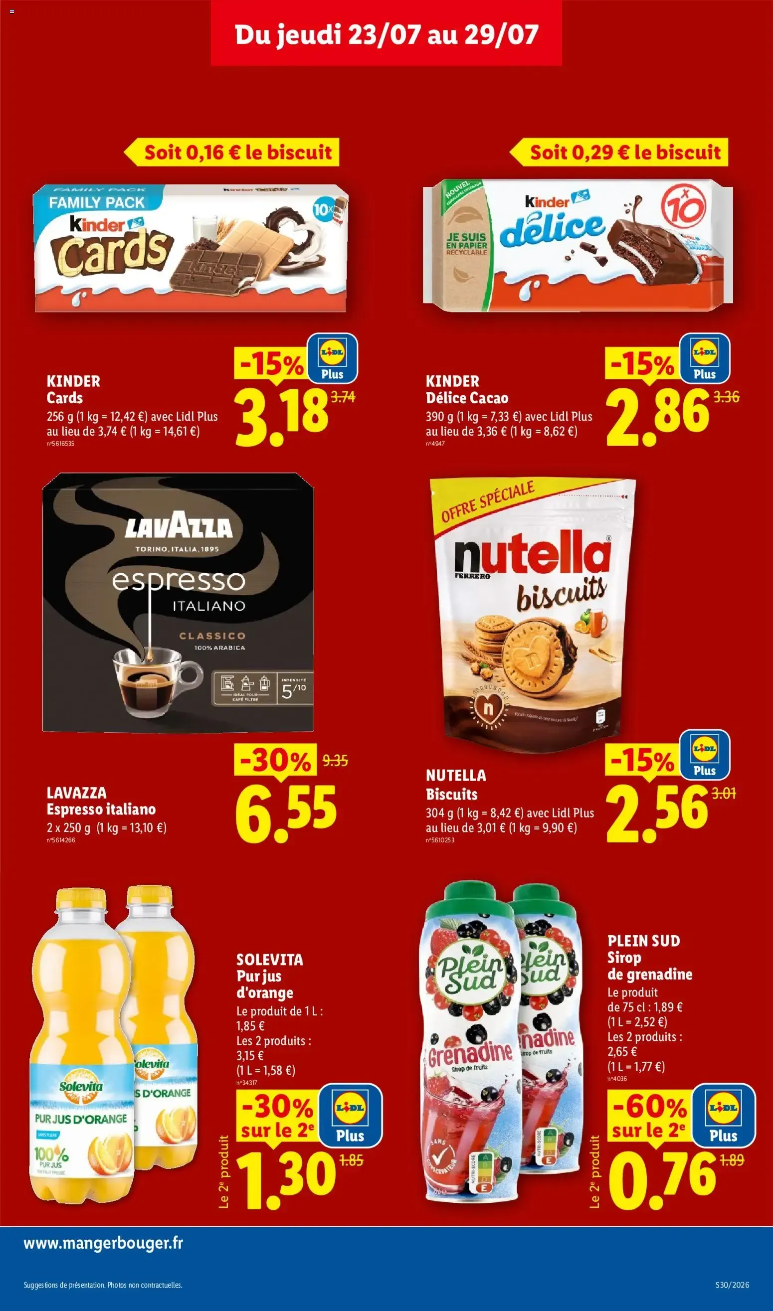 Catalogue LIDL du 23/07/2026 | Promo prospectus en ligne du 23 juillet au 29 juillet 2026 - Catalogue page 15
