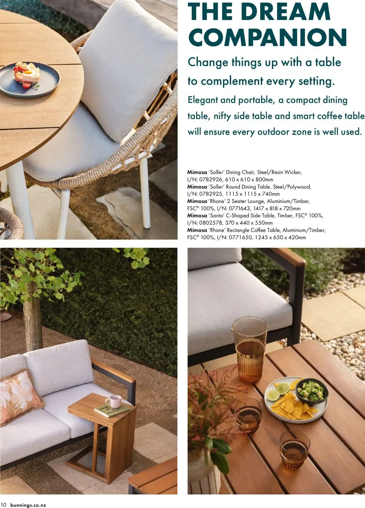 Bunnings Warehouse Outdoor Style Guide from 25 August to 31 December 2026 - Catalogue Page 10