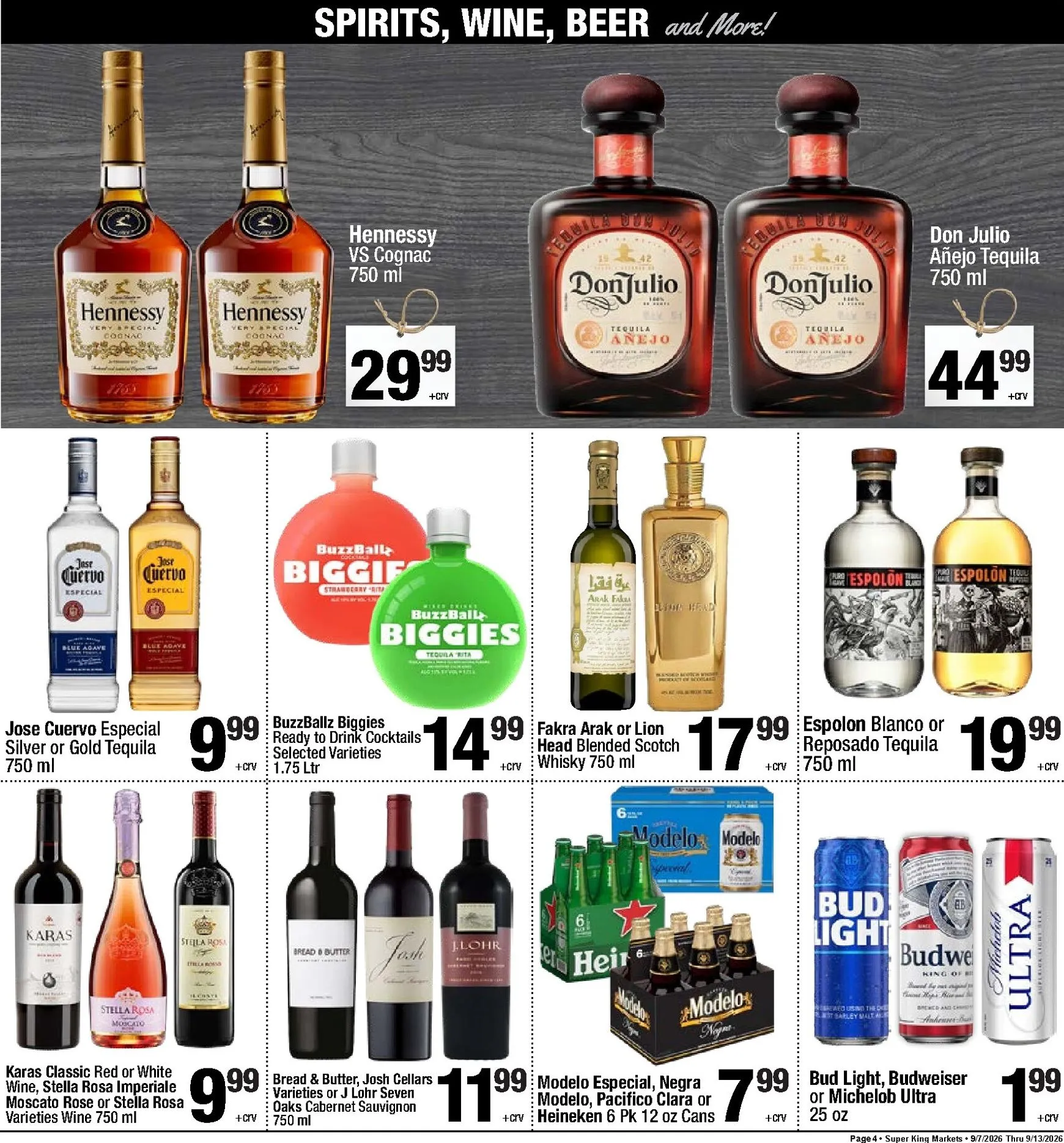 Weekly ad Current Super King leaflet valid from Monday 09/07/2026 to Sunday 09/13/2026 from September 7 to September 13 2026 - Page 5