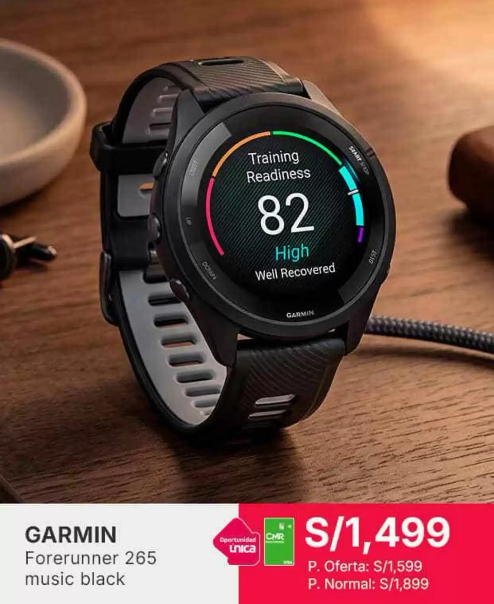 Catalogo de GARMIN Forerunner 265 music black 4 de setiembre al 19 de setiembre 2026 - Pag 1