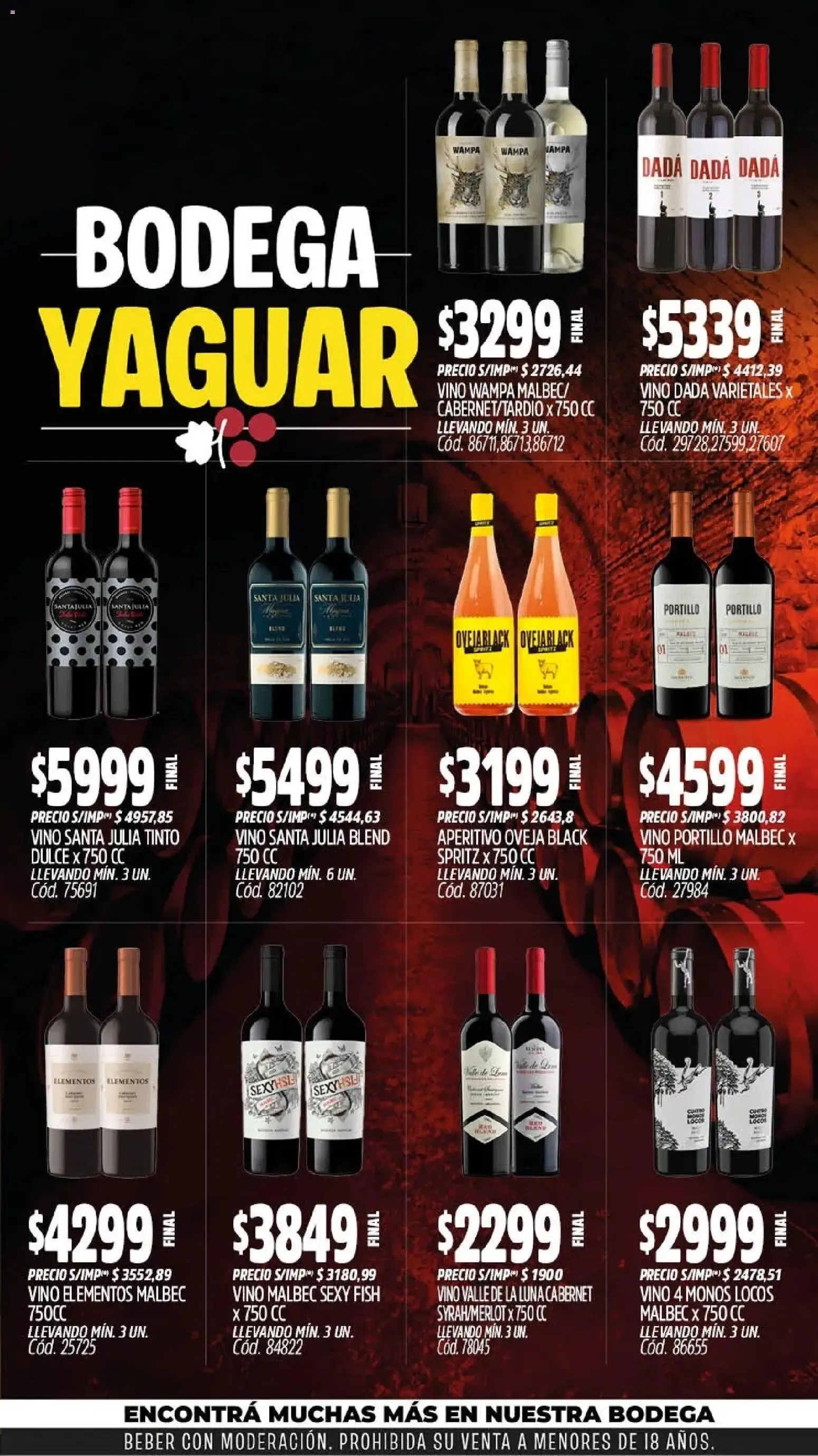 Ofertas de MAYORISTA YAGUAR OFERTAS SALVAJES 3 de agosto al 8 de agosto 2026 - Página 6 del catálogo