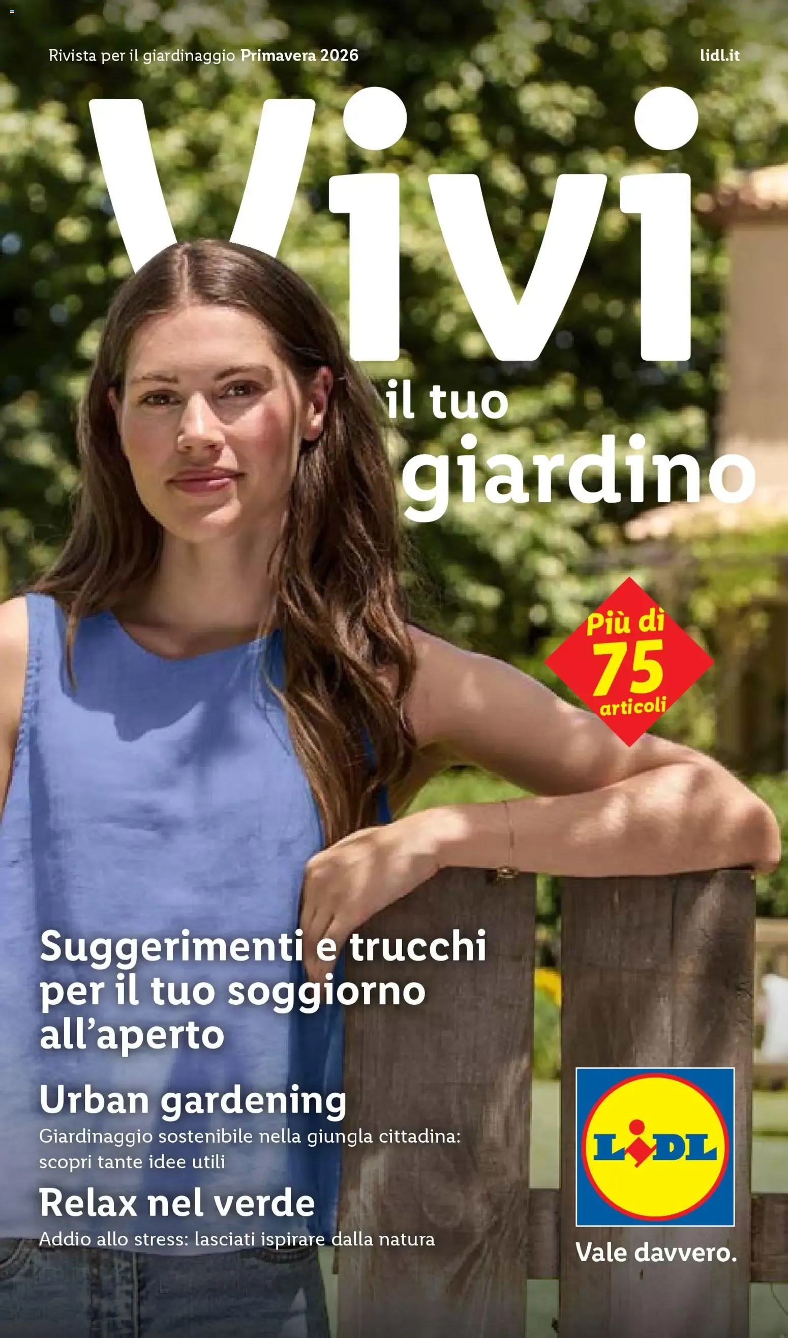 Vivi il tuo giardino - Rivista per il giardinaggio Primavera 2026 da 23 aprile a 1 luglio di 2026 - Pagina del volantino 1