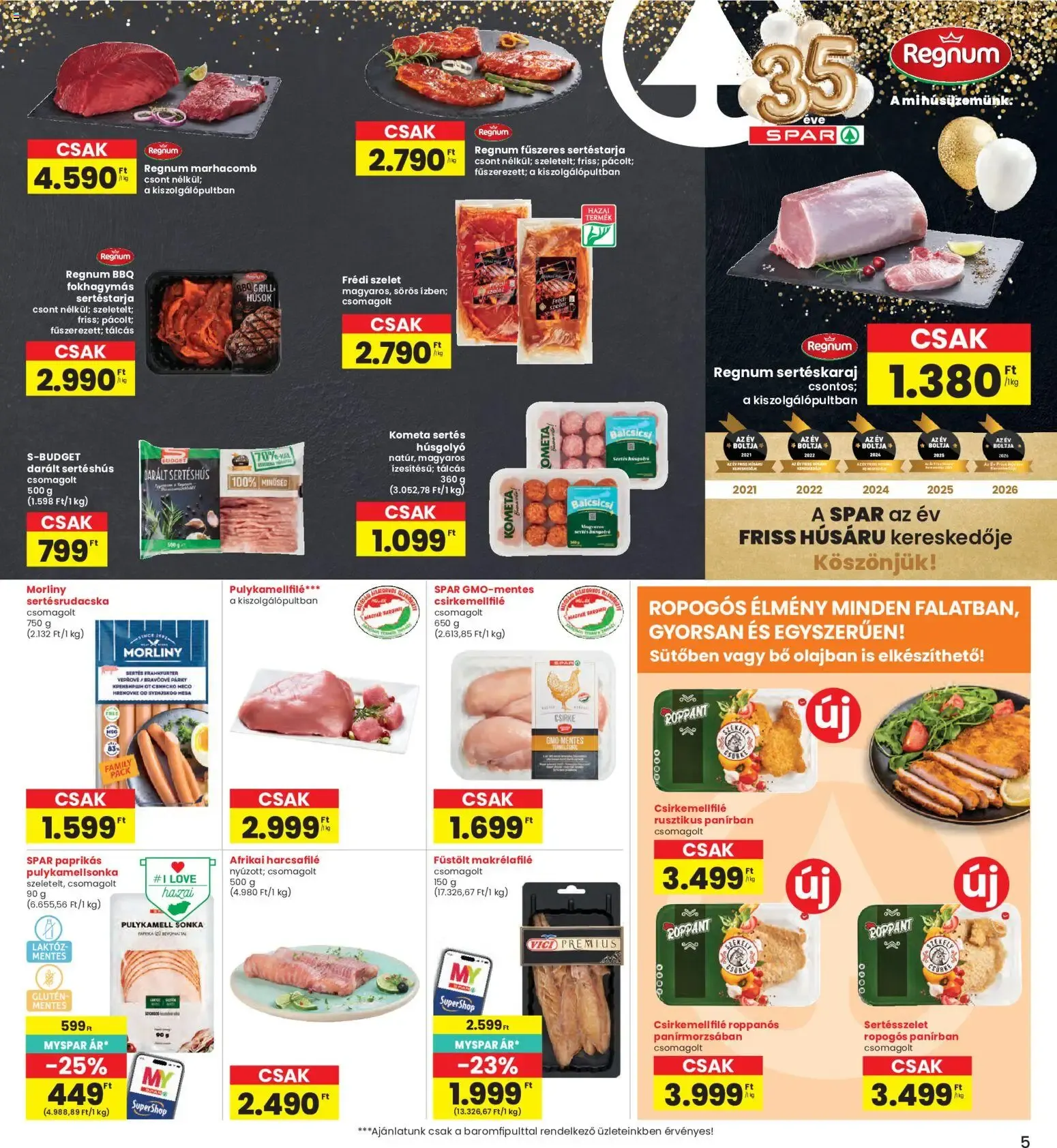Katalógus Interspar akciós újság - 2026.08.06. -tól/töl > akció, lapozható szórólap 🛍️ augusztus 6.-tól augusztus 12.-ig 2026. - Oldal 5
