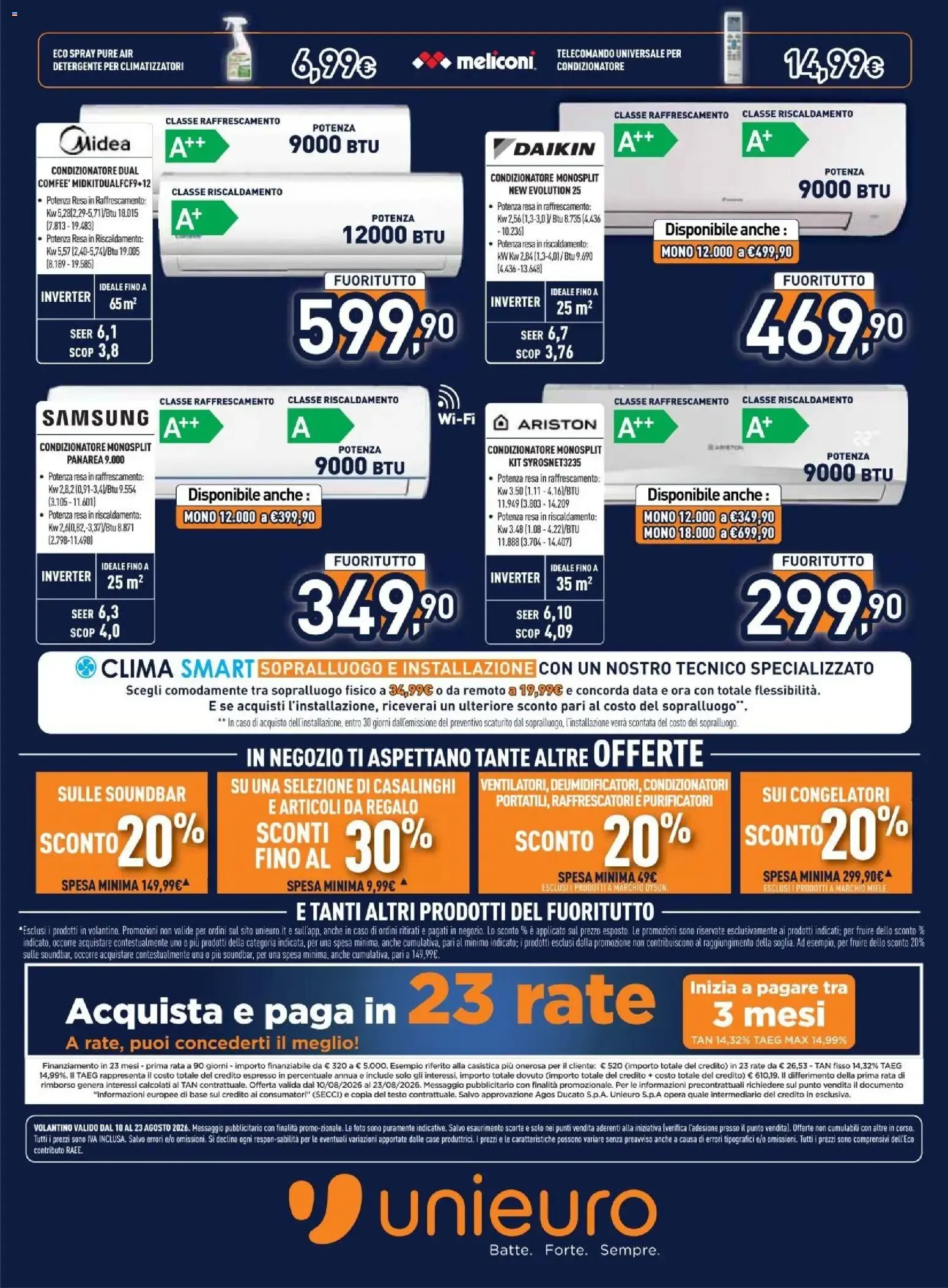 Il Vero Fuoritutto Continua - Unieuro da 10 agosto a 23 agosto di 2026 - Pagina del volantino 26