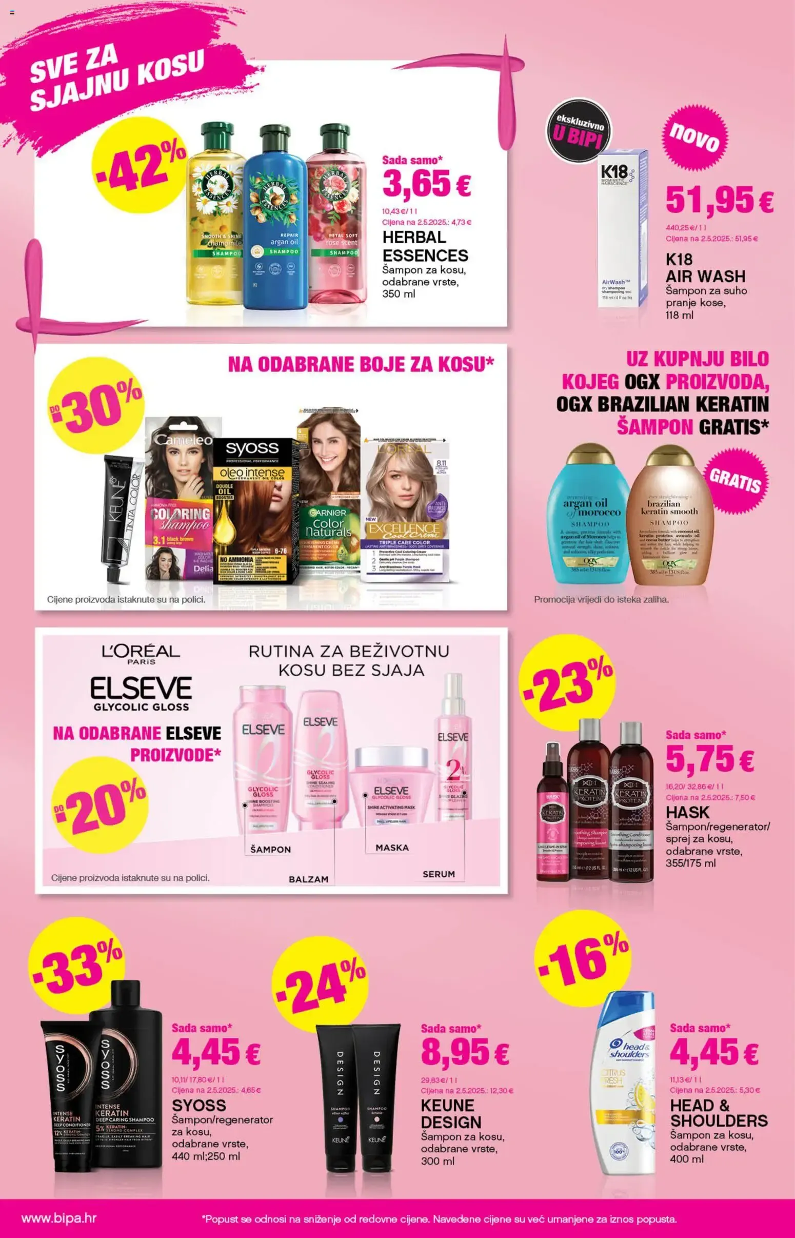 Katalog Bipa: Sjajna kosa po sjajnoj cijeni - do 35% na Schwarzkopf proizvode od 1. listopada do 14. listopada 2026. - Pregled Stranica 6