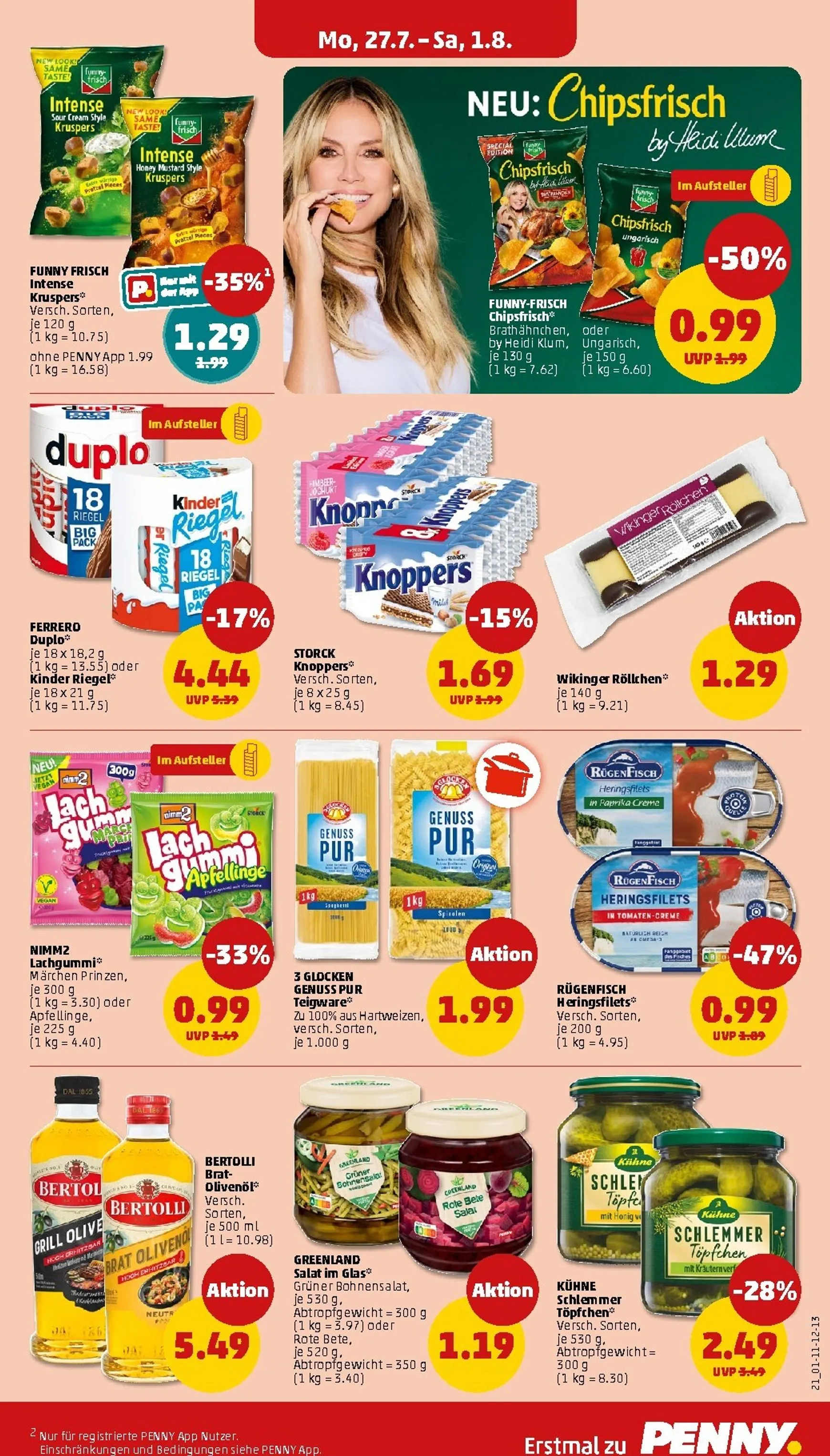 PENNY Prospekt nächste Woche – von Montag 27.07.2026 bis Samstag 01.08.2026 von 27. Juli bis 1. August 2026 - Prospekt seite 25