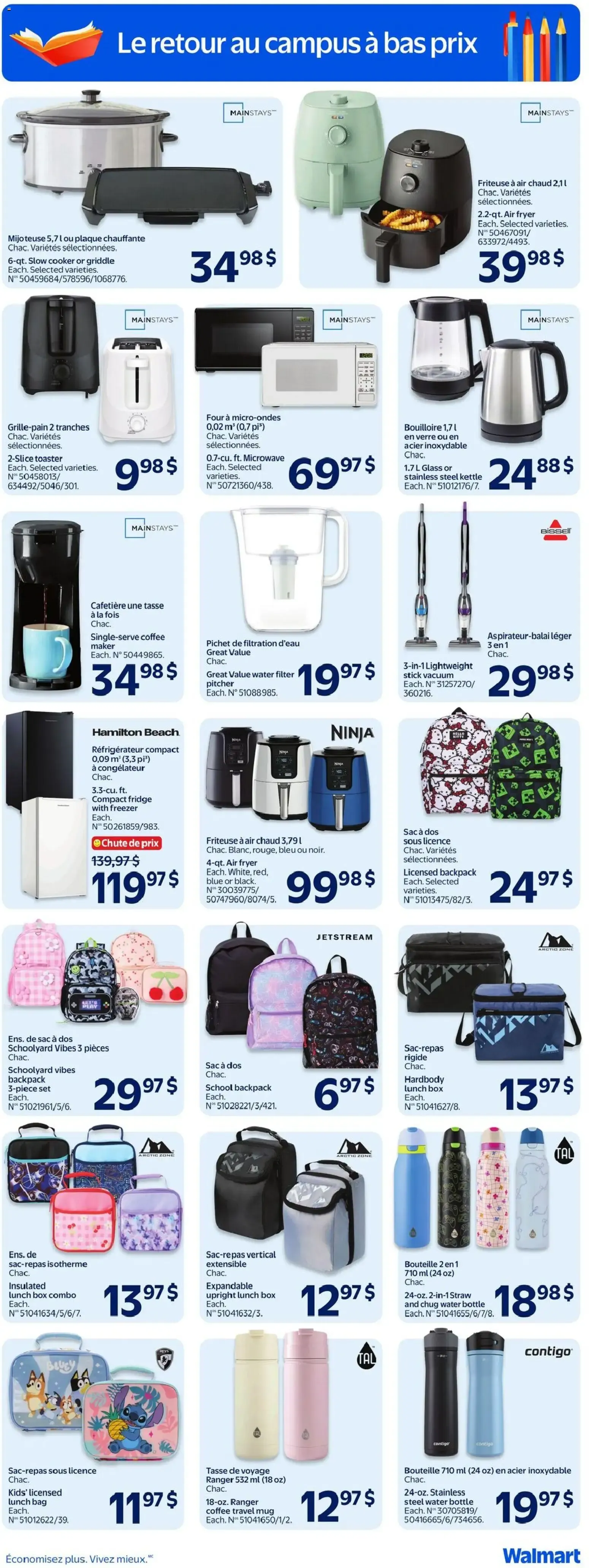 Walmart: Économisez plus. Vivez mieux. y La rentrée des classes. from August 27 to September 2 2026 - flyer page 30