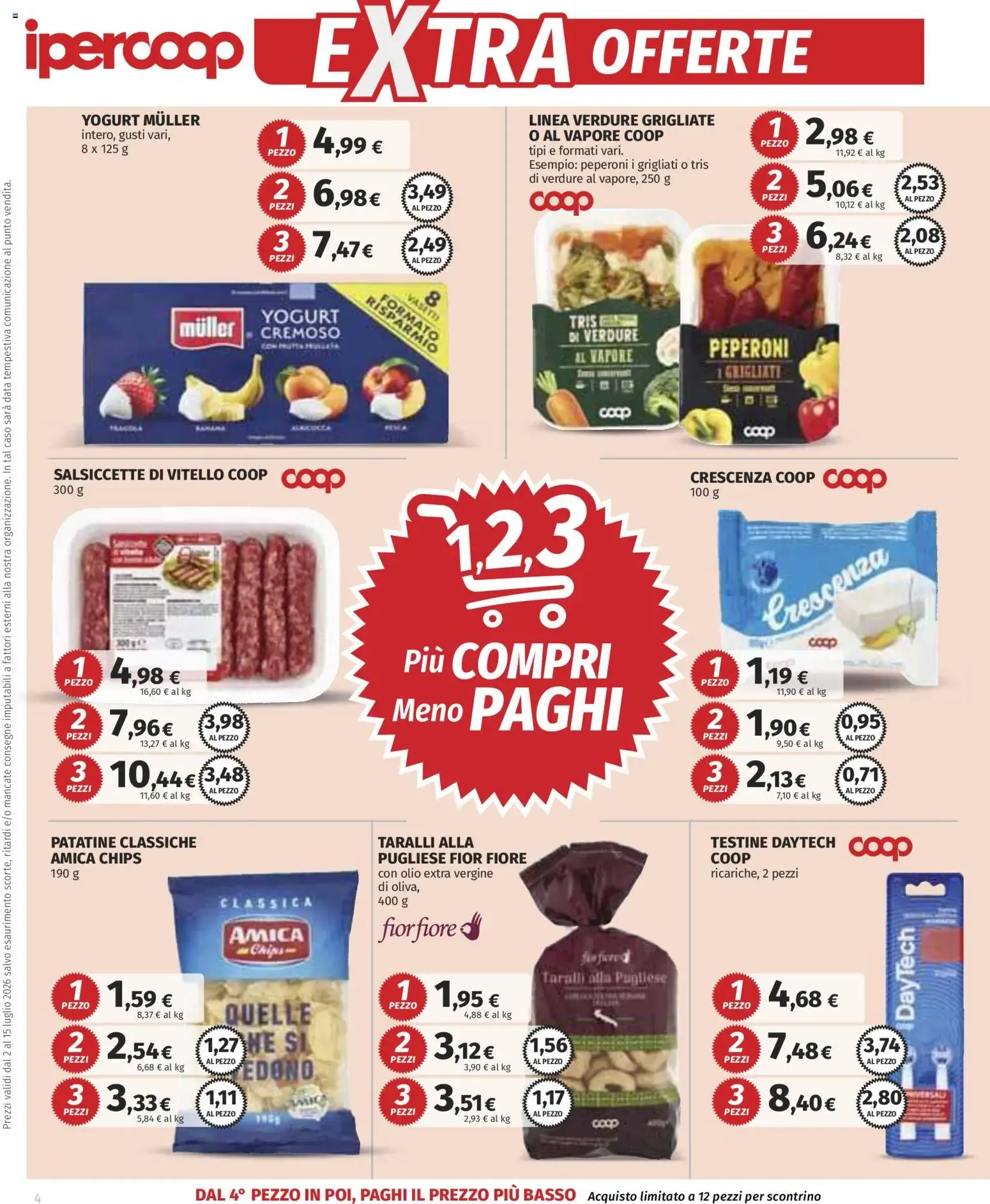 Anteprima volantino Ipercoop dal 02/07/2026 - nuovo offerte da 2 luglio a 15 luglio di 2026 - Pagina del volantino 4