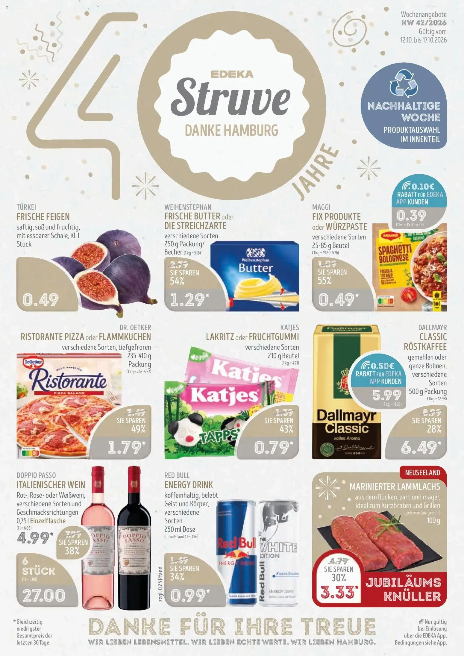 Edeka Struve Prospekt (ab 12.10.2026) zum Blättern von 12. Oktober bis 17. Oktober 2026 - Prospekt seite 1