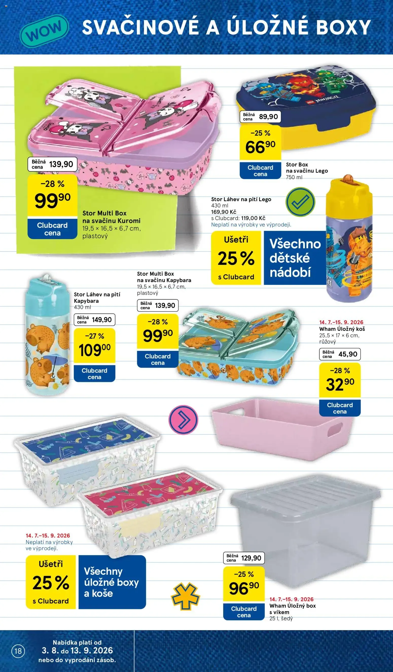 Tesco: Vše do školy - 3. srpna 13. září 2026 - Page 18