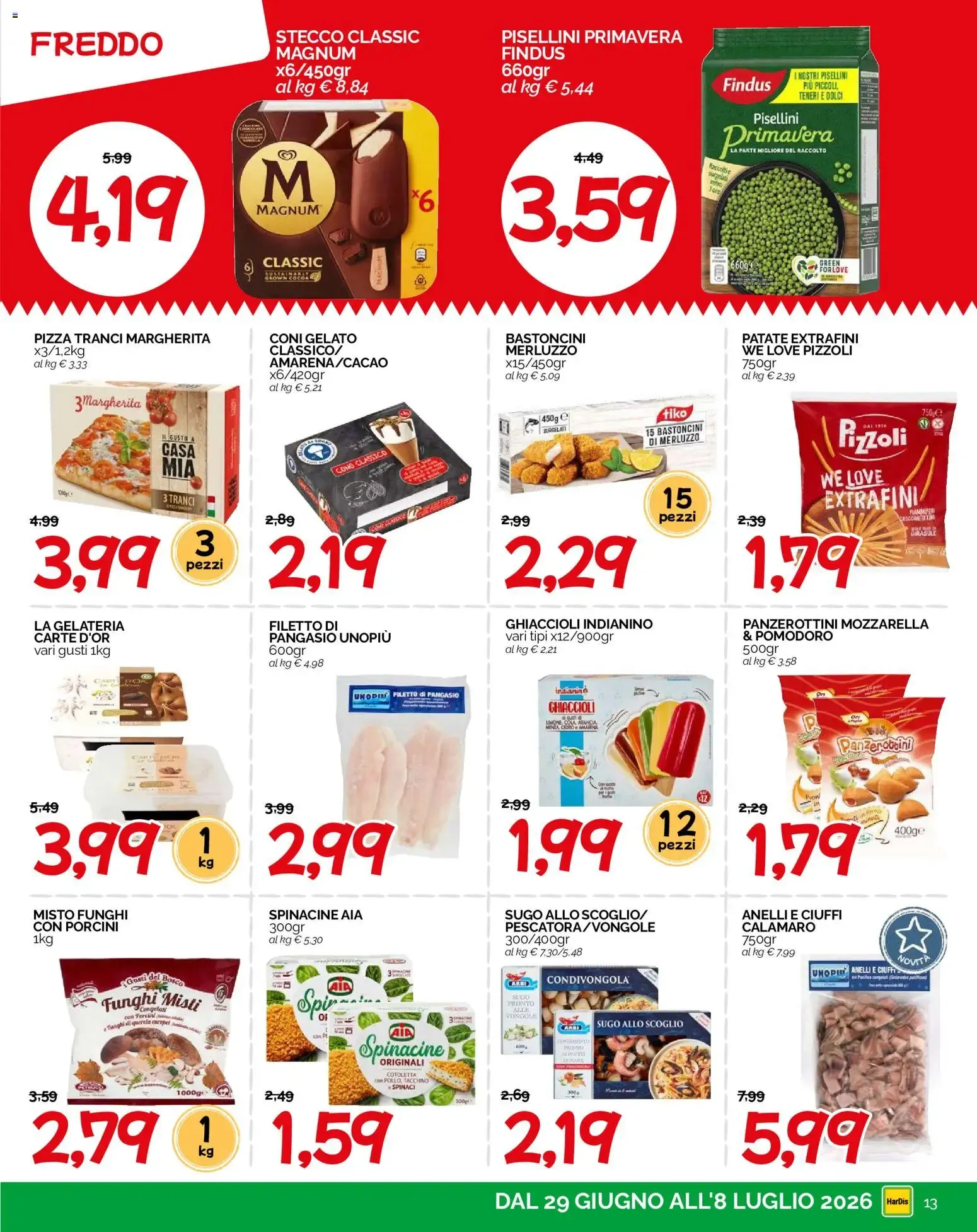 HarDis volantino dal 29/06/2026 - online Offerte da 29 giugno a 8 luglio di 2026 - Pagina del volantino 13