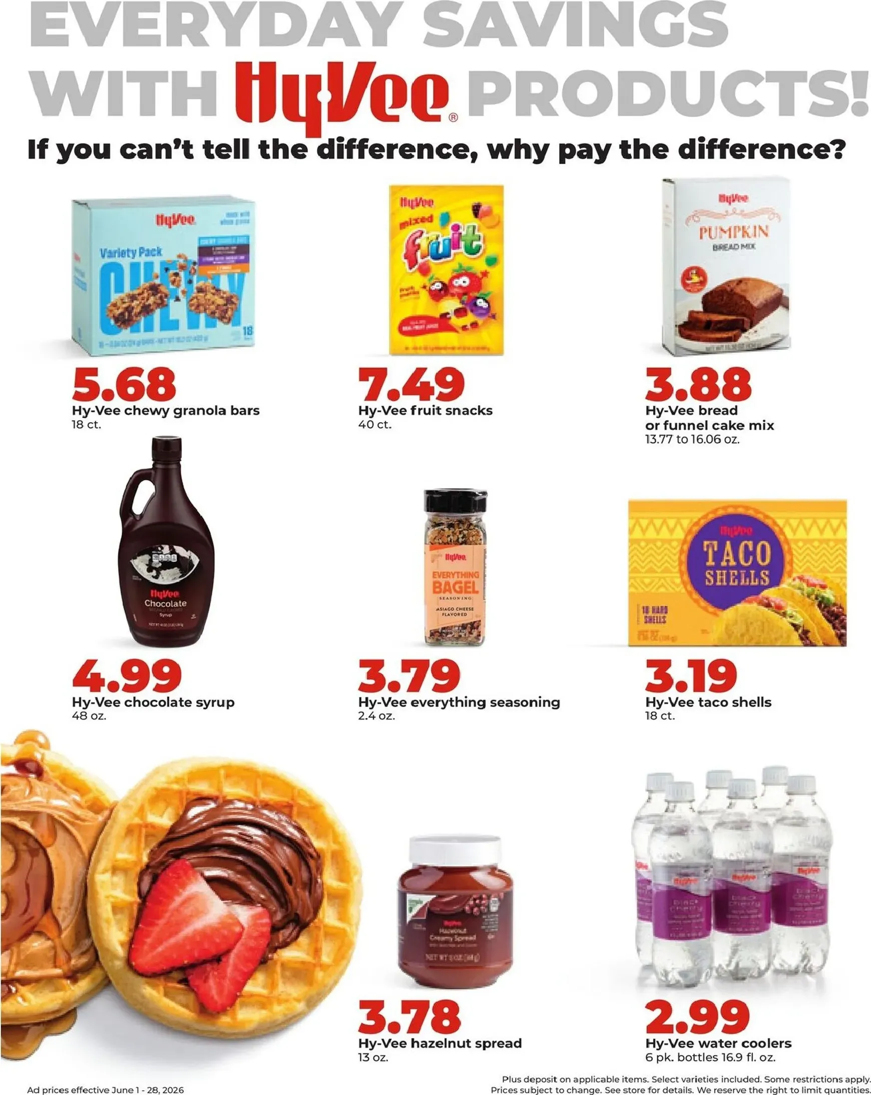 Weekly ad Current Hy Vee - Deals Good All Month Long leaflet valid from Monday 06/01/2026 to Sunday 06/28/2026 from June 1 to June 28 2026 - Page 9
