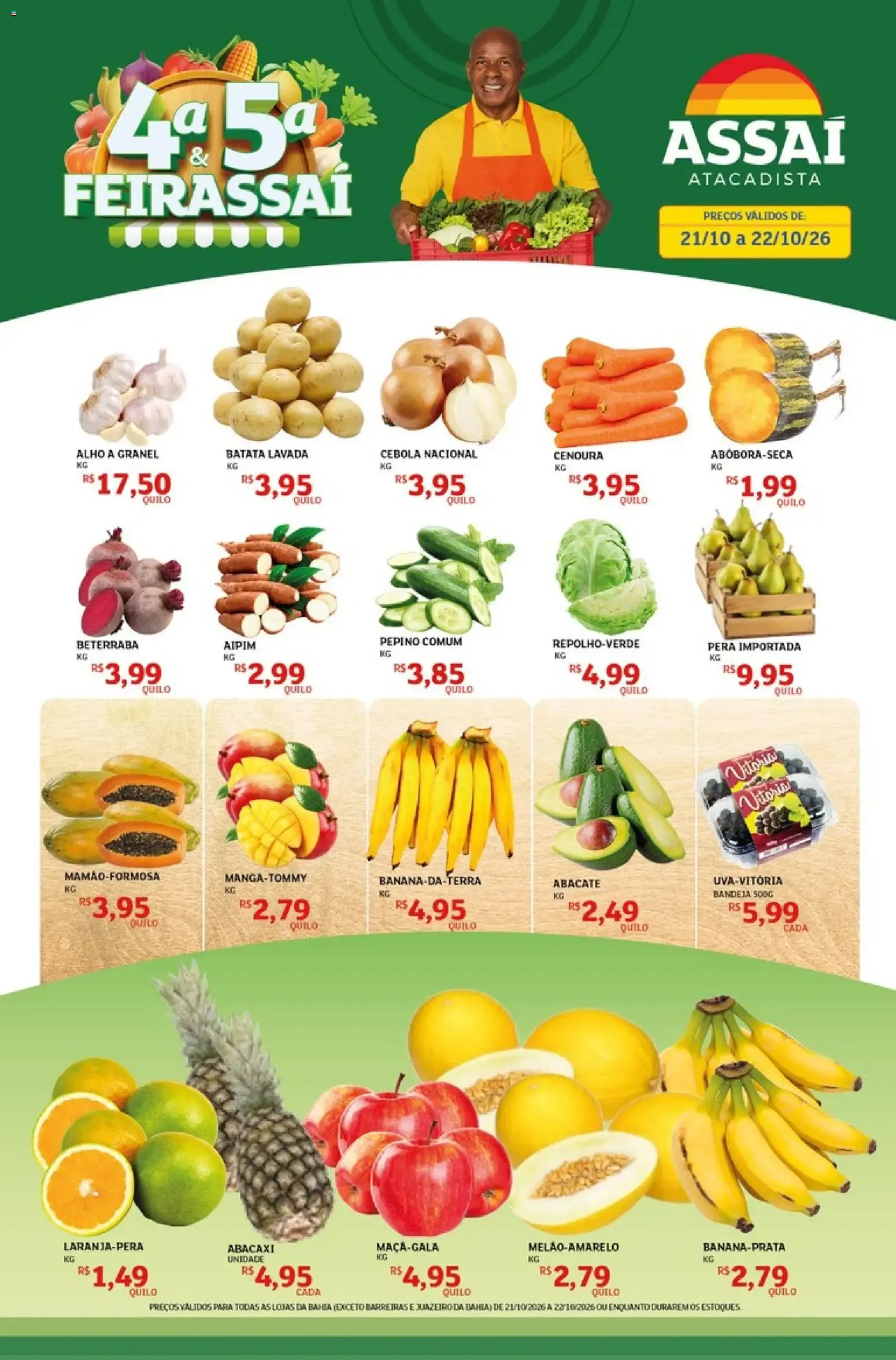 Encarte de Assaí Atacadista ofertas - BA de 21/10/2026 | Promoções Online 21 de outubro até 22 de outubro 2026 - Pagina 1