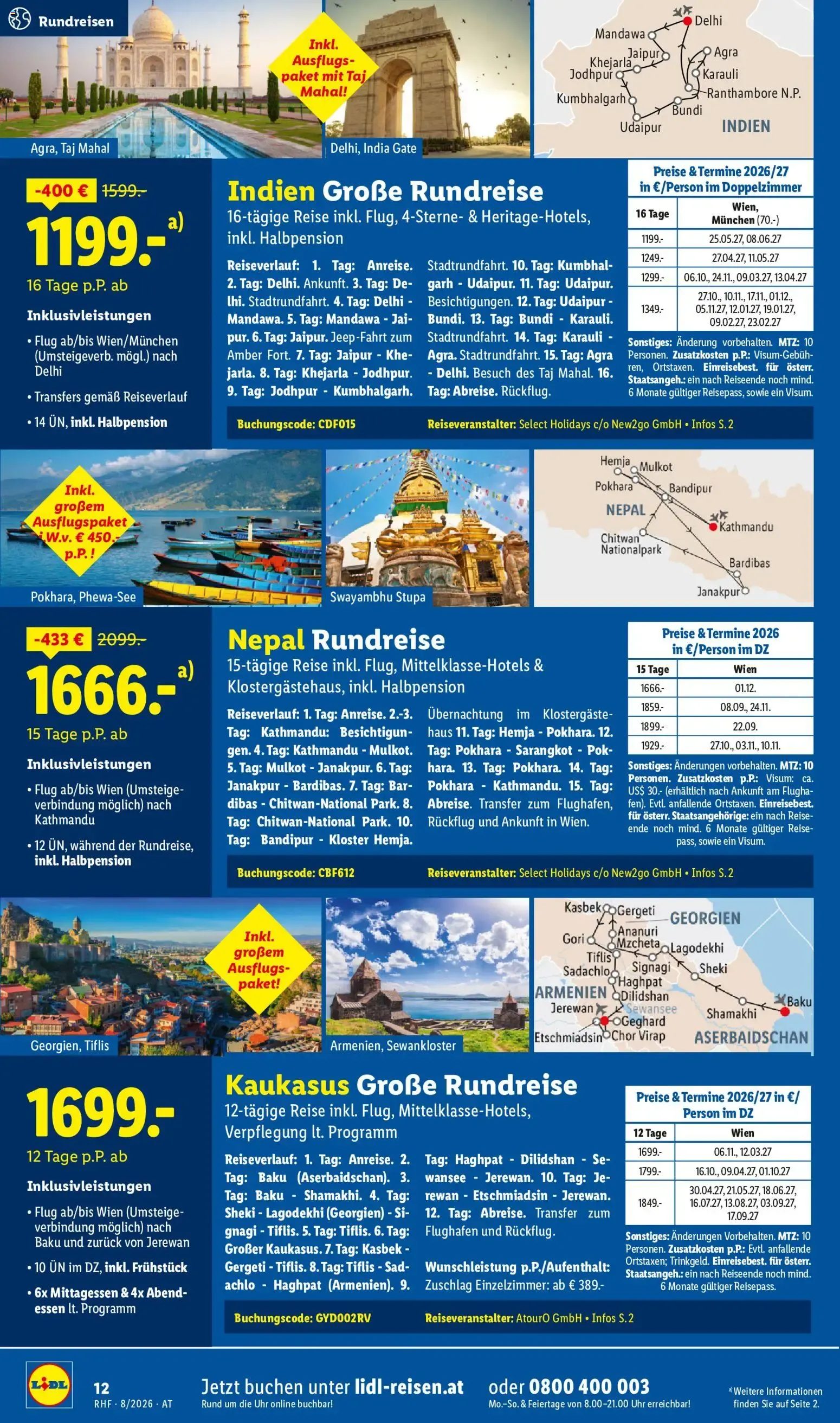 Lidl Reisen - Traumurlaub & Winter-Special Disneyland von 29. Juli bis 31. August 2026 - Flugblätt seite  12