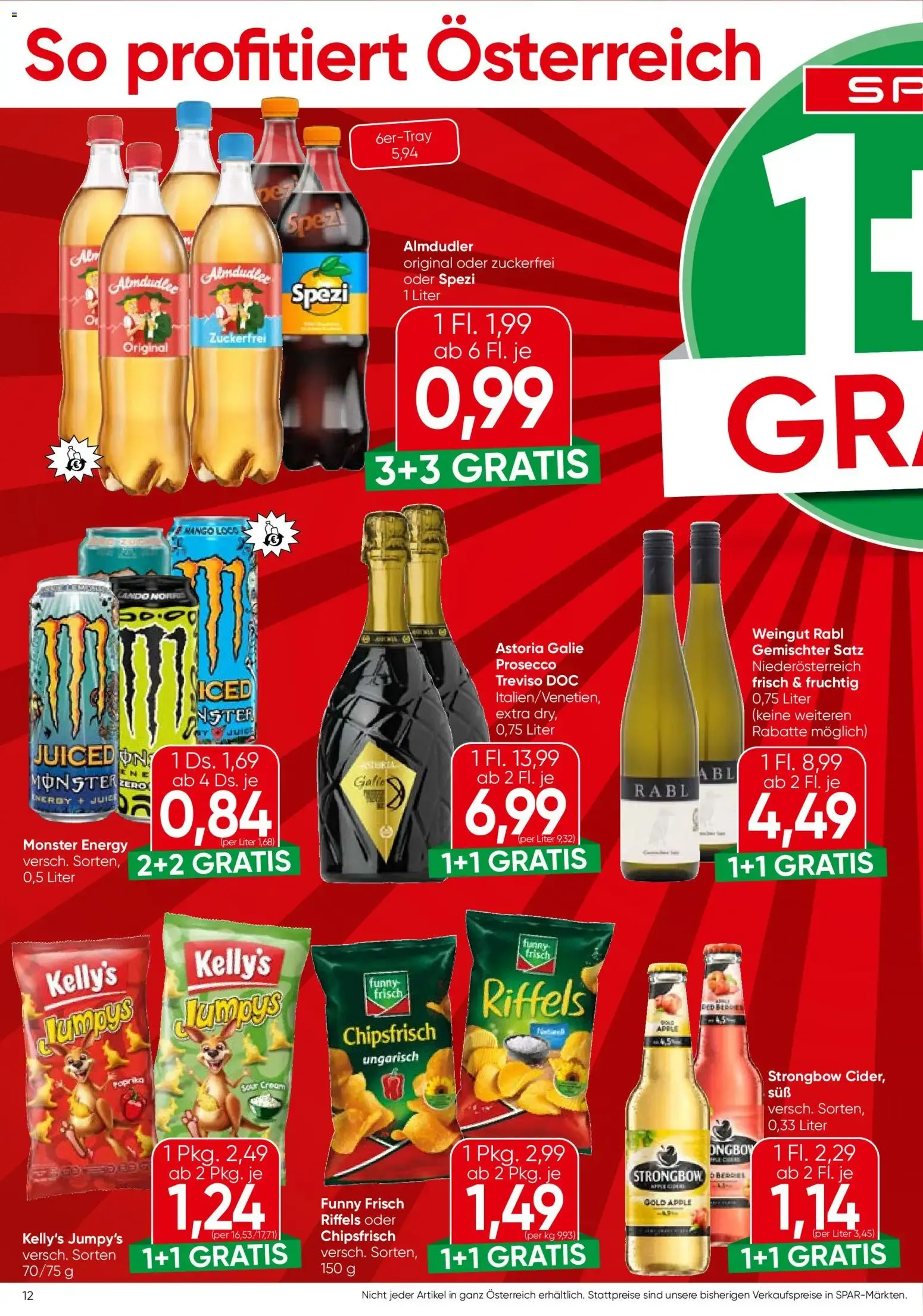 Spar - Flugblatt (27.08.2026) - Angebote und Prospekt von 27. August bis 9. September 2026 - Flugblätt seite  12
