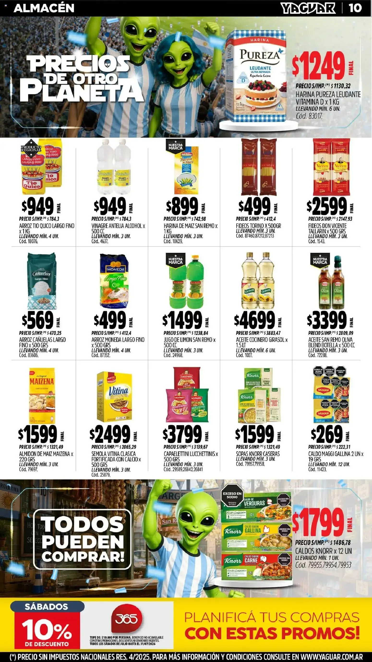 Ofertas de Yaguar - Oferta Semanal Santa Fé del 29/06/2026 - 04/07/2026 29 de junio al 5 de julio 2026 - Página 11 del catálogo