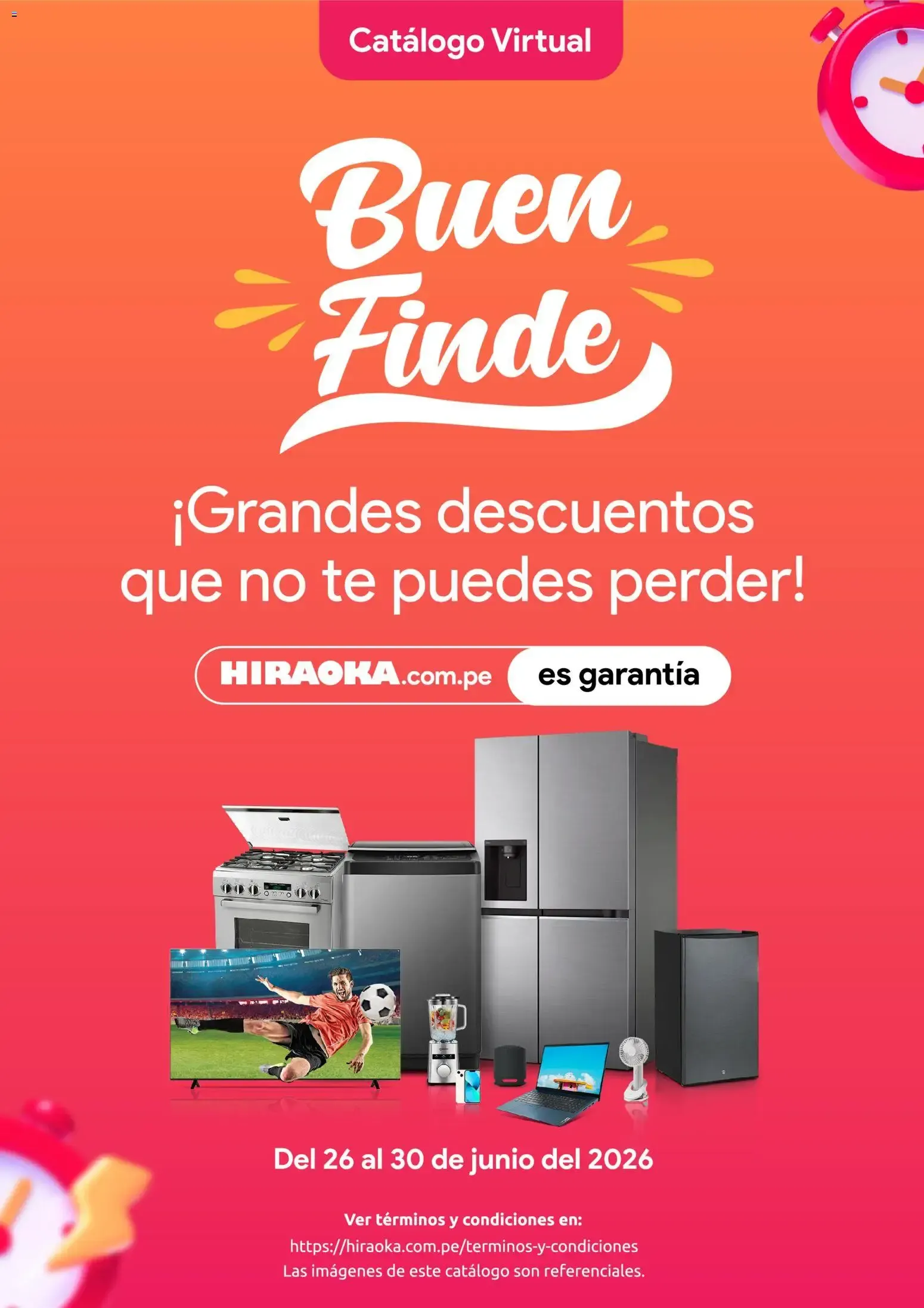 Catalogo de Hiraoka Buen Finde 26 de junio al 30 de junio 2026 - Pag 1