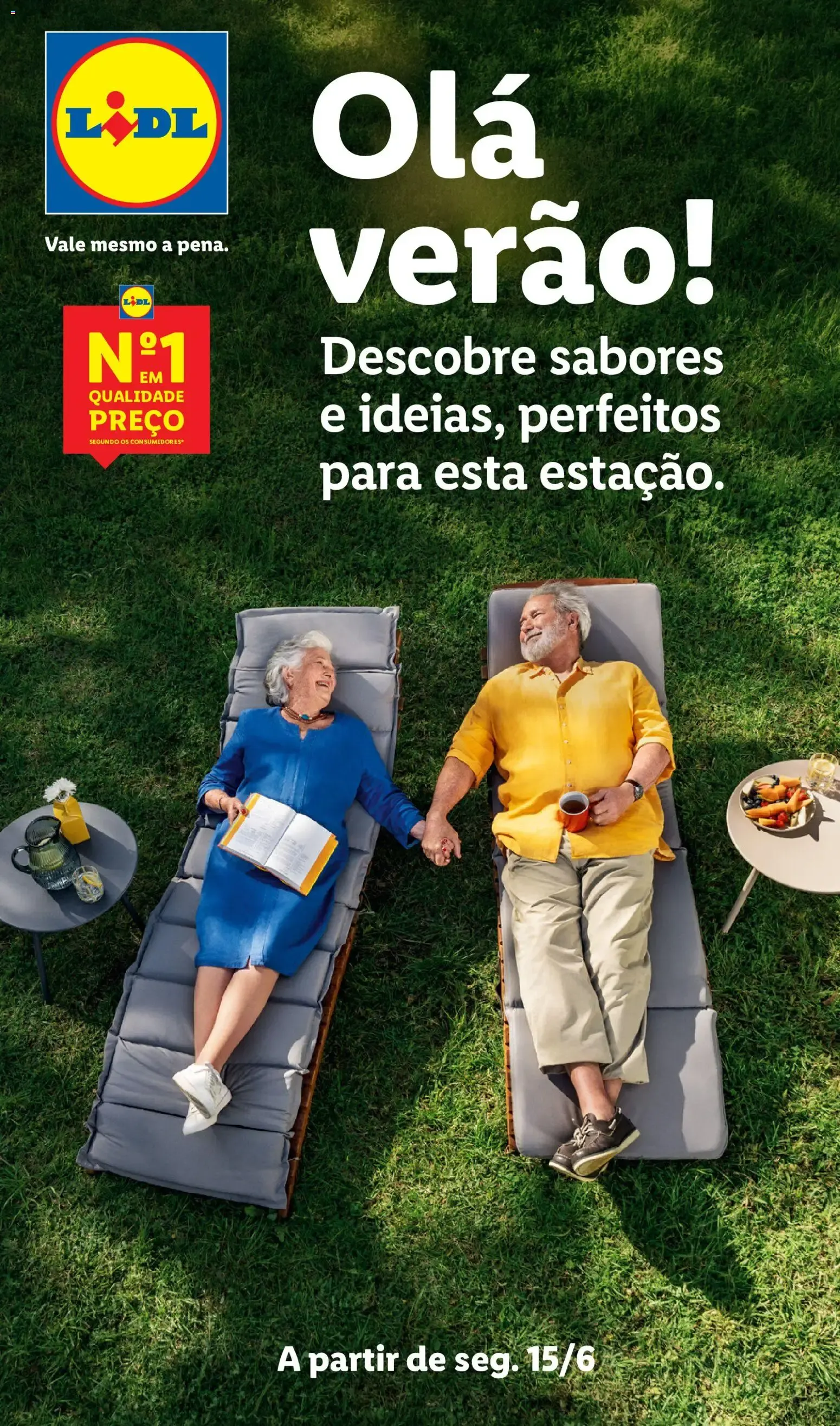 Folheto Olá verão! Descobre sabores e ideias, perfeitos para esta estação. de 15 de junho até 28 de setembro 2026 - Pagina 1