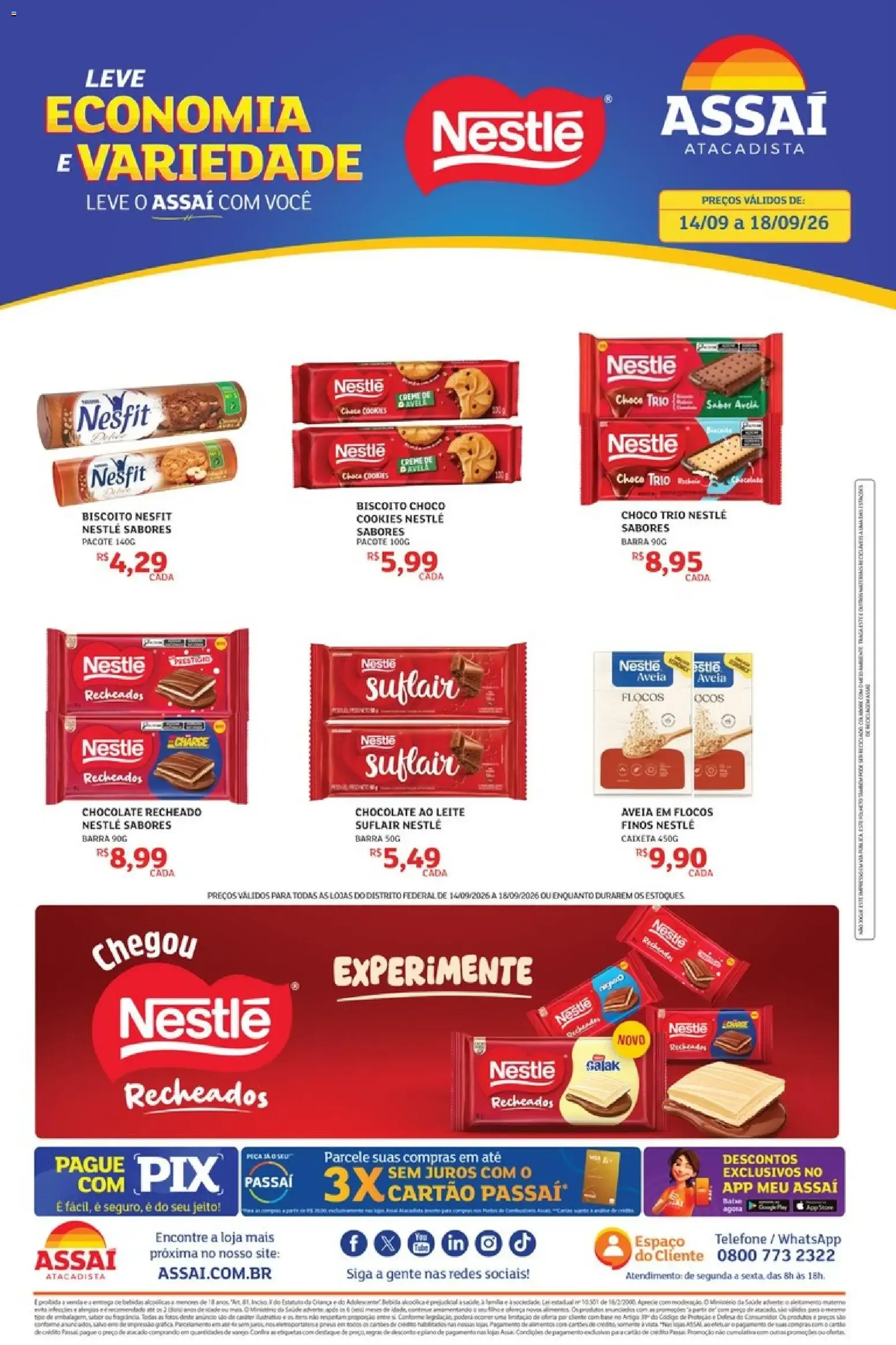 Encarte de Assaí Atacadista ofertas - DF de 14/09/2026 | Promoções Online 14 de setembro até 18 de setembro 2026 - Pagina 1