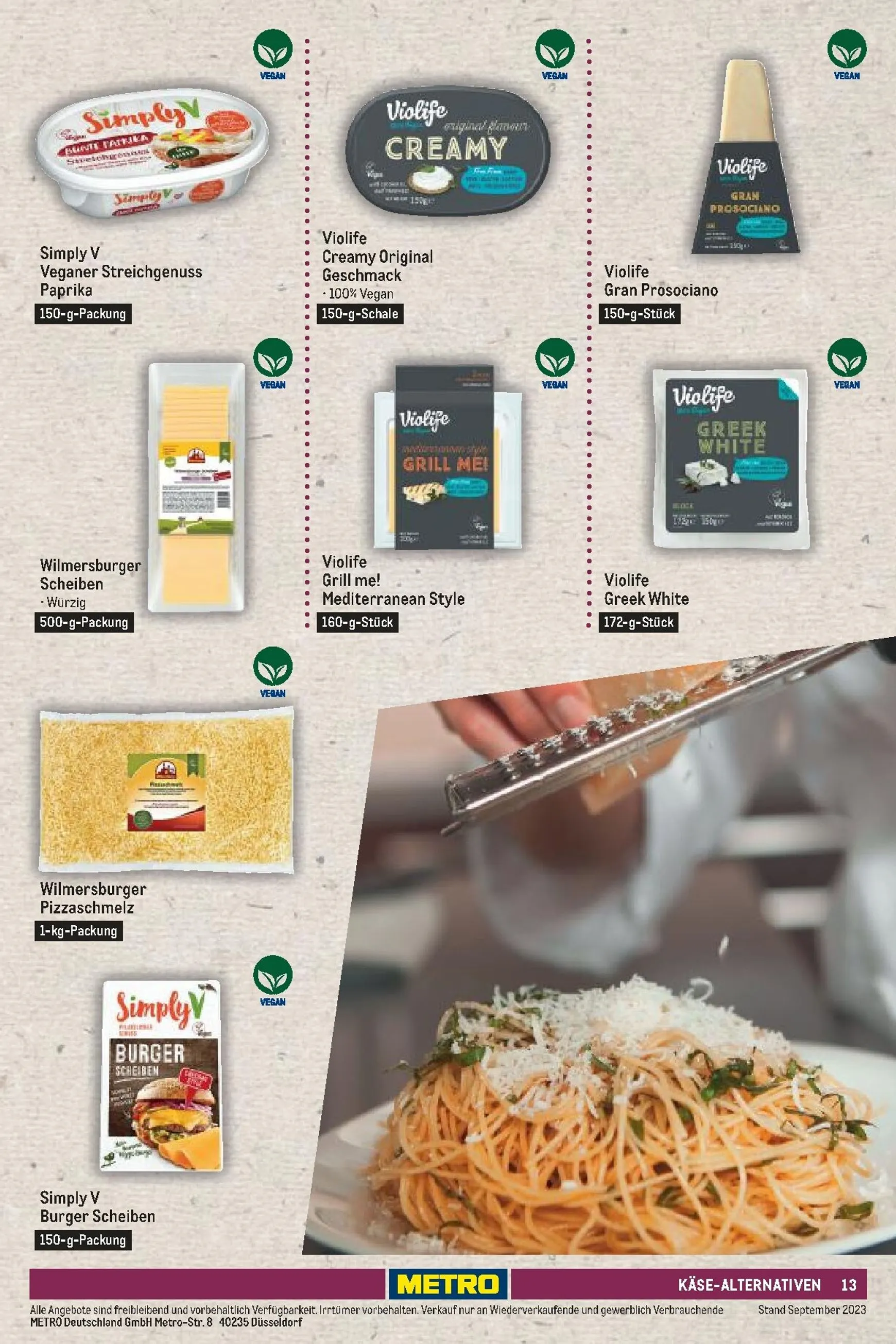 Metro - Vegan & Vegetarisches Sortiment Prospekt – von Sonntag 21.06.2026 bis Donnerstag 31.12.2026 von 21. Juni bis 31. Dezember 2026 - Prospekt seite 13