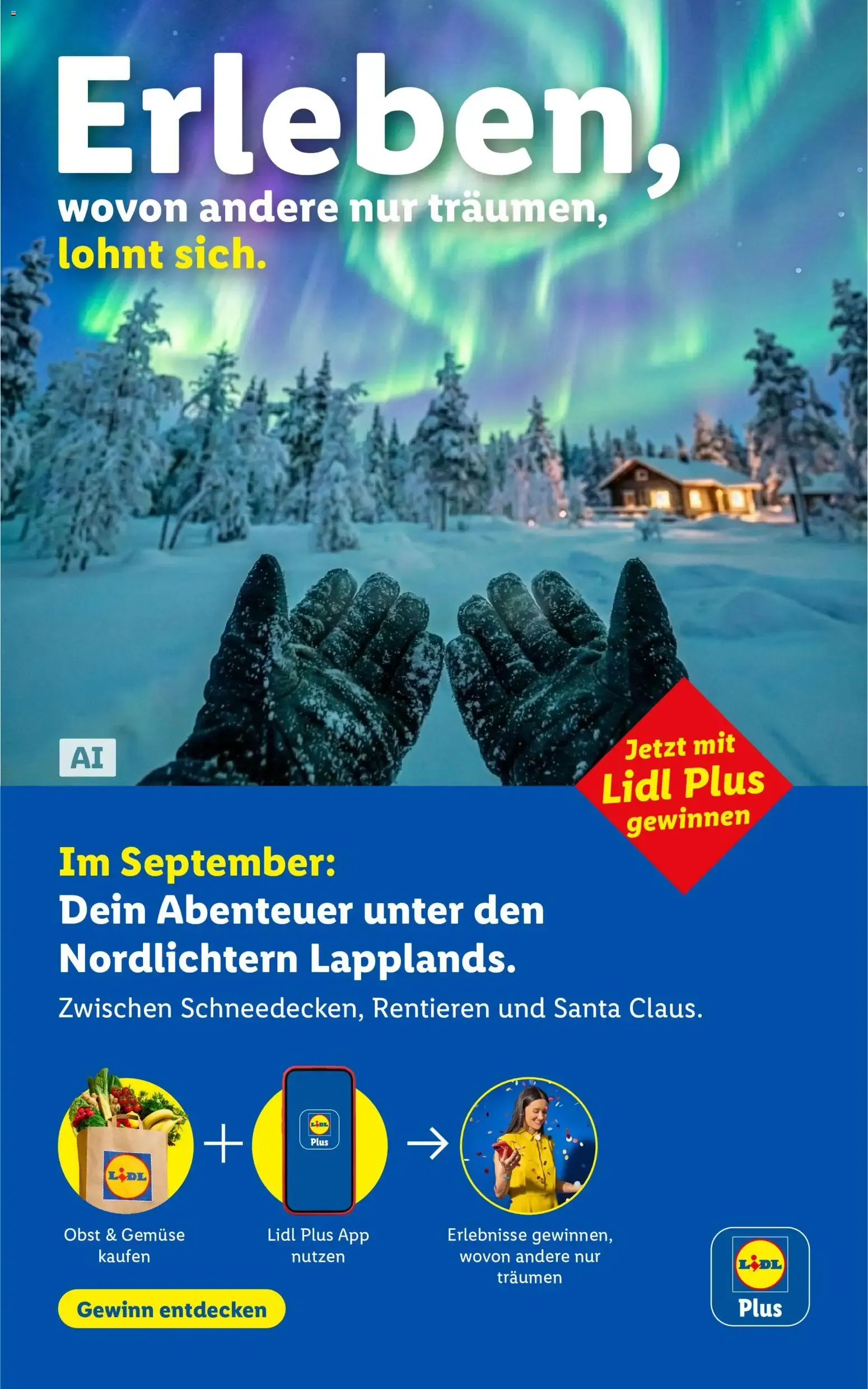 Lidl: Tu aventura bajo las luces del norte en Laponia. von 1. September bis 30. September 2026 - Flugblätt seite  1