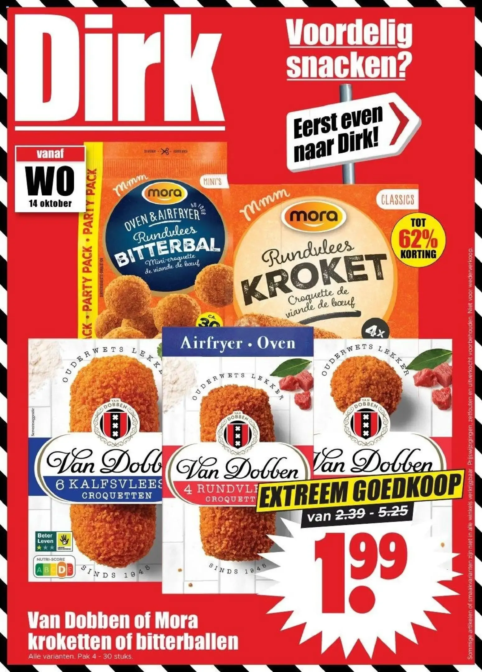 Dirk: Van Dobben o Mora kroketten o bitterballen en oferta van 14 oktober tot 17 oktober 2026 - Folder pagina 32