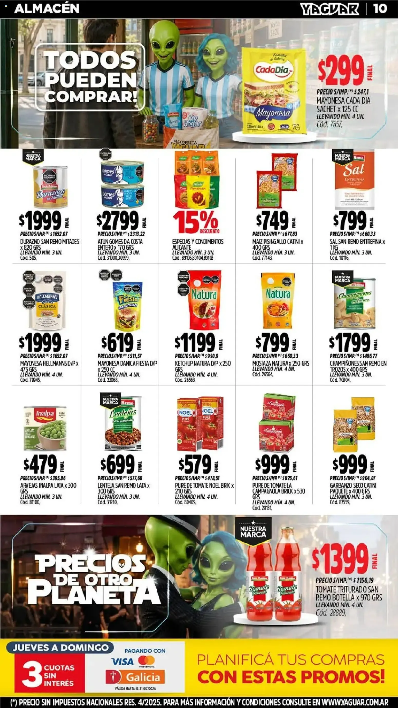Ofertas de Yaguar - Oferta Semanal Misiones del 06/07/2026 - 12/07/2026 6 de julio al 12 de julio 2026 - Página 12 del catálogo