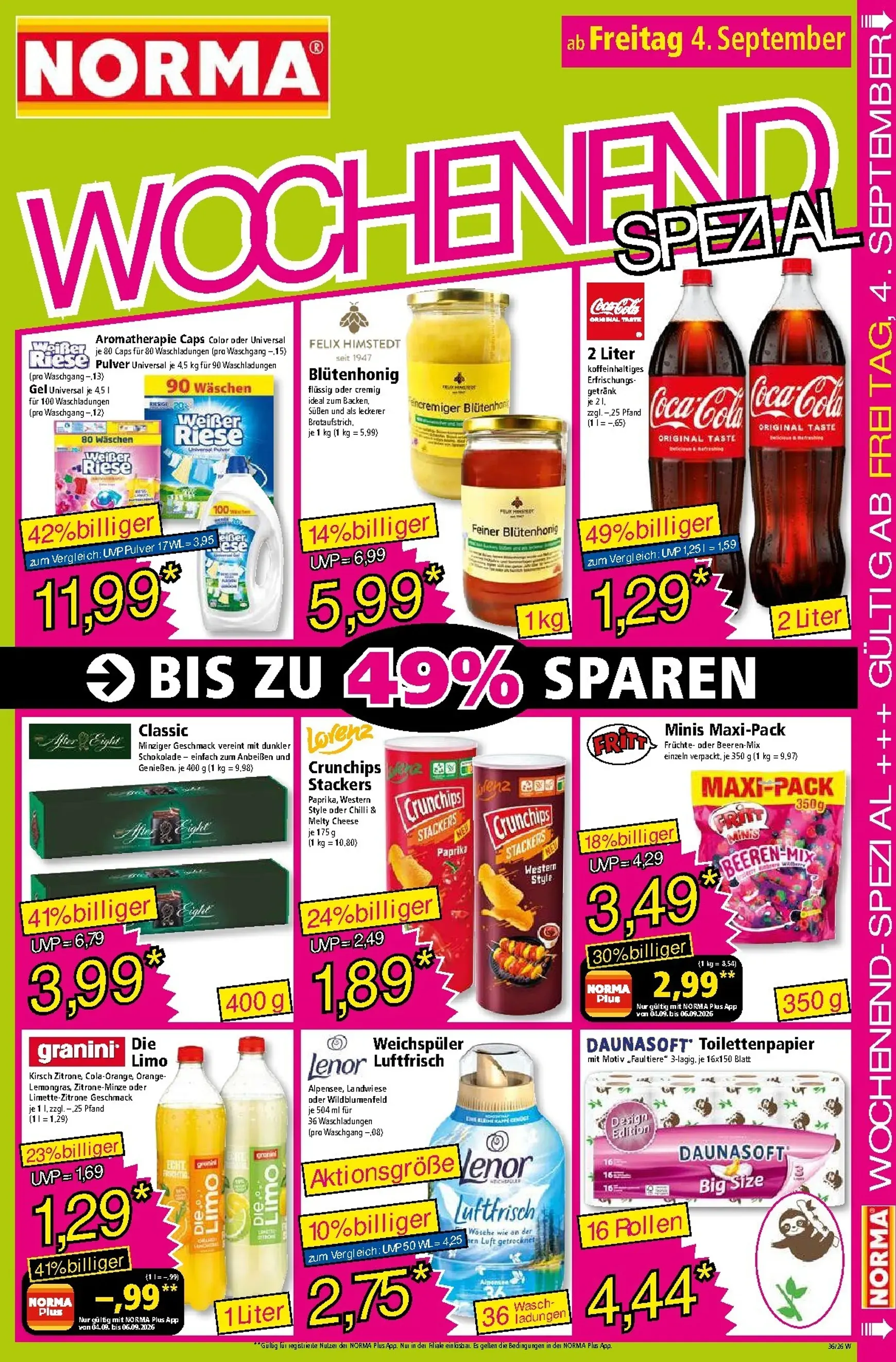 Norma - Mehr fürs Geld von 31. August bis 5. September 2026 - Prospekt seite 15