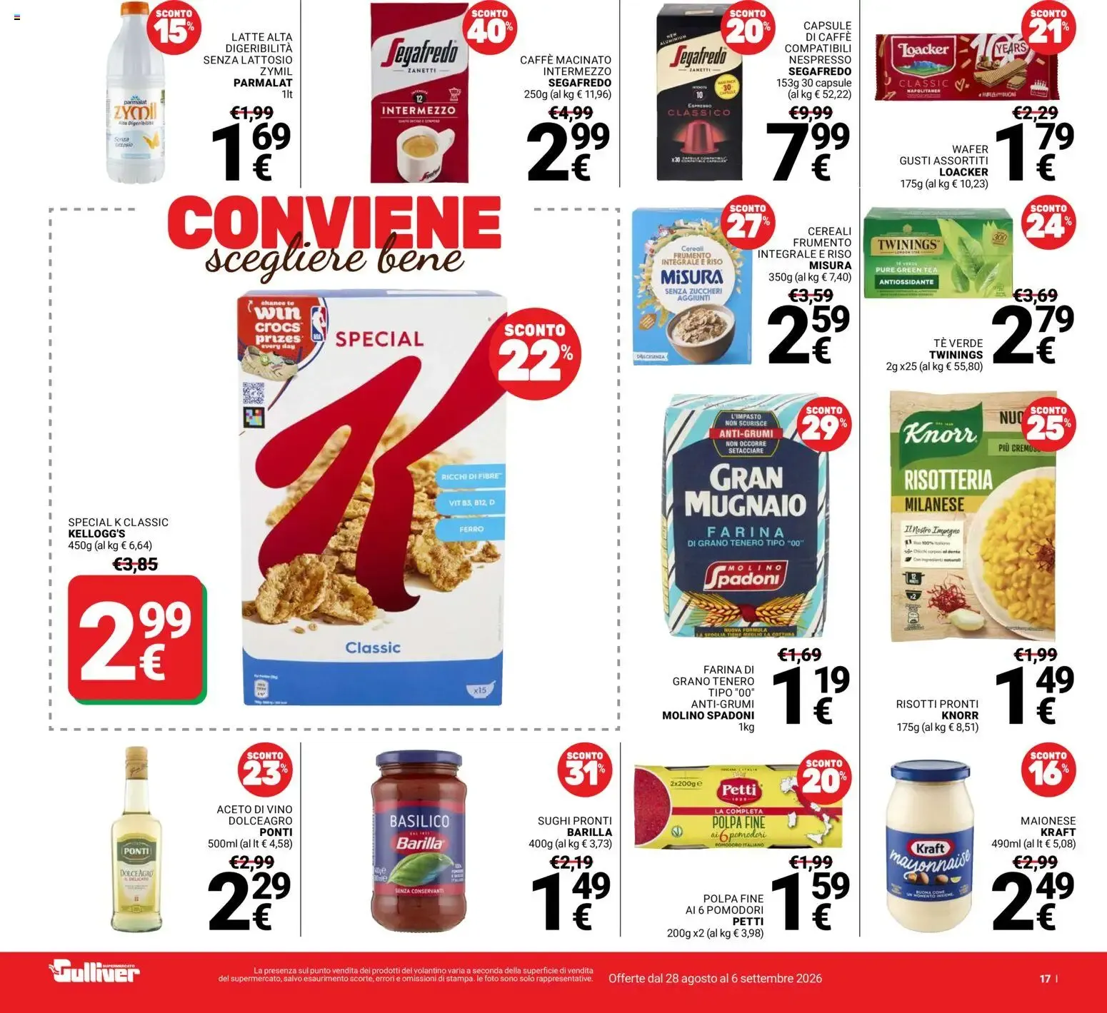 Nuovo Gulliver volantino dal 28/08/2026 > offerte anteprima 🛍️ da 28 agosto a 6 settembre di 2026 - Pagina del volantino 17