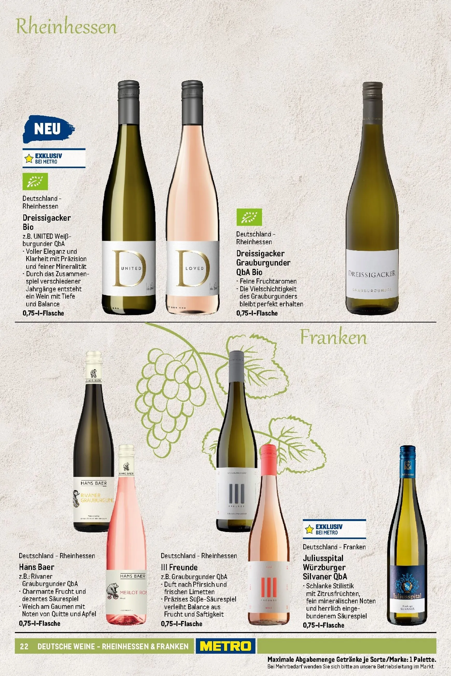 Sortimentskatalog Wein und Sekt für die perfekte Weinkarte von 1. November bis 30. September 2026 - Prospekt seite 23