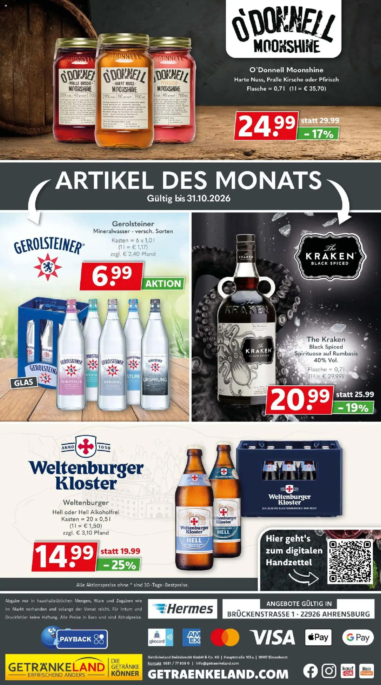 GETRÄNKELAND von 12. Oktober bis 24. Oktober 2026 - Prospekt seite 6