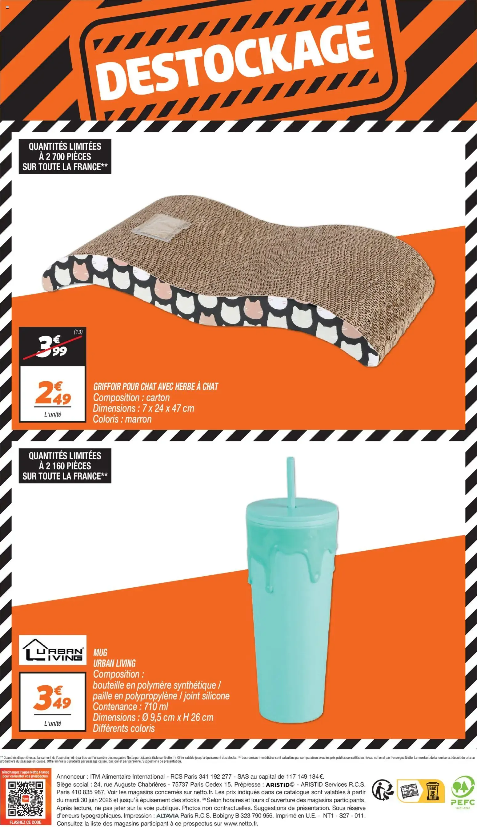 Netto - Destockage juillet à partir du 30/06/2026 - promo en ligne du 30 juin au 31 juillet 2026 - Catalogue page 4