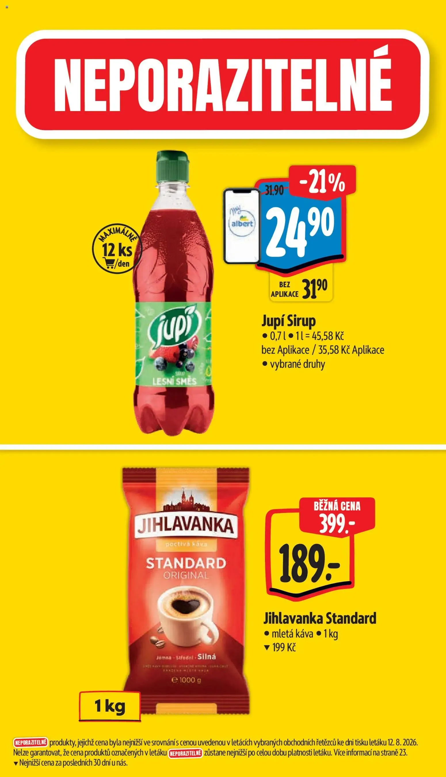 Albert leták - Hypermarket - Strakonice od 19.08.2026 - Akční leták - 19. srpna 25. srpna 2026 - Page 4