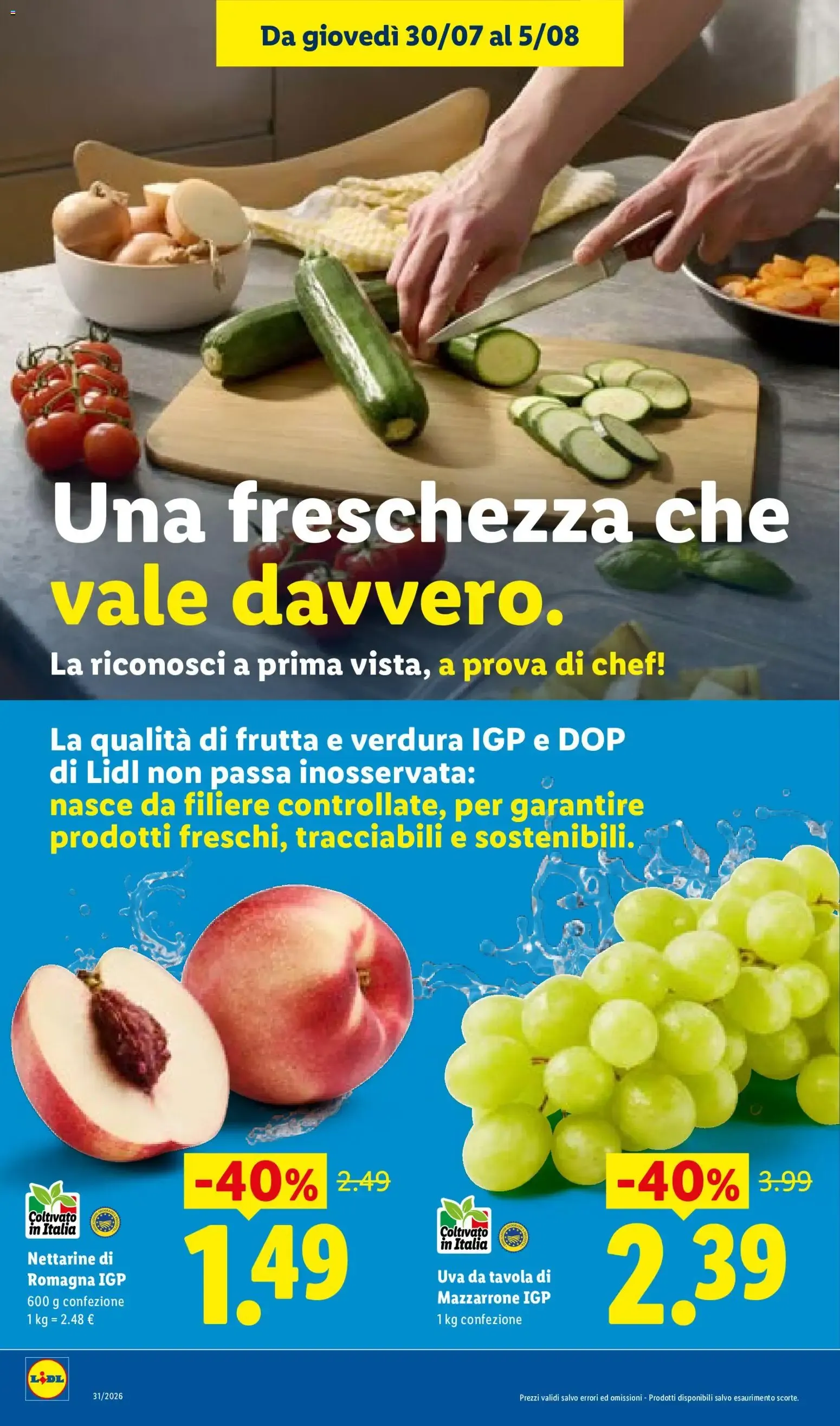 LIDL: L'estate del risparmio da 30 luglio a 5 agosto di 2026 - Pagina del volantino 4