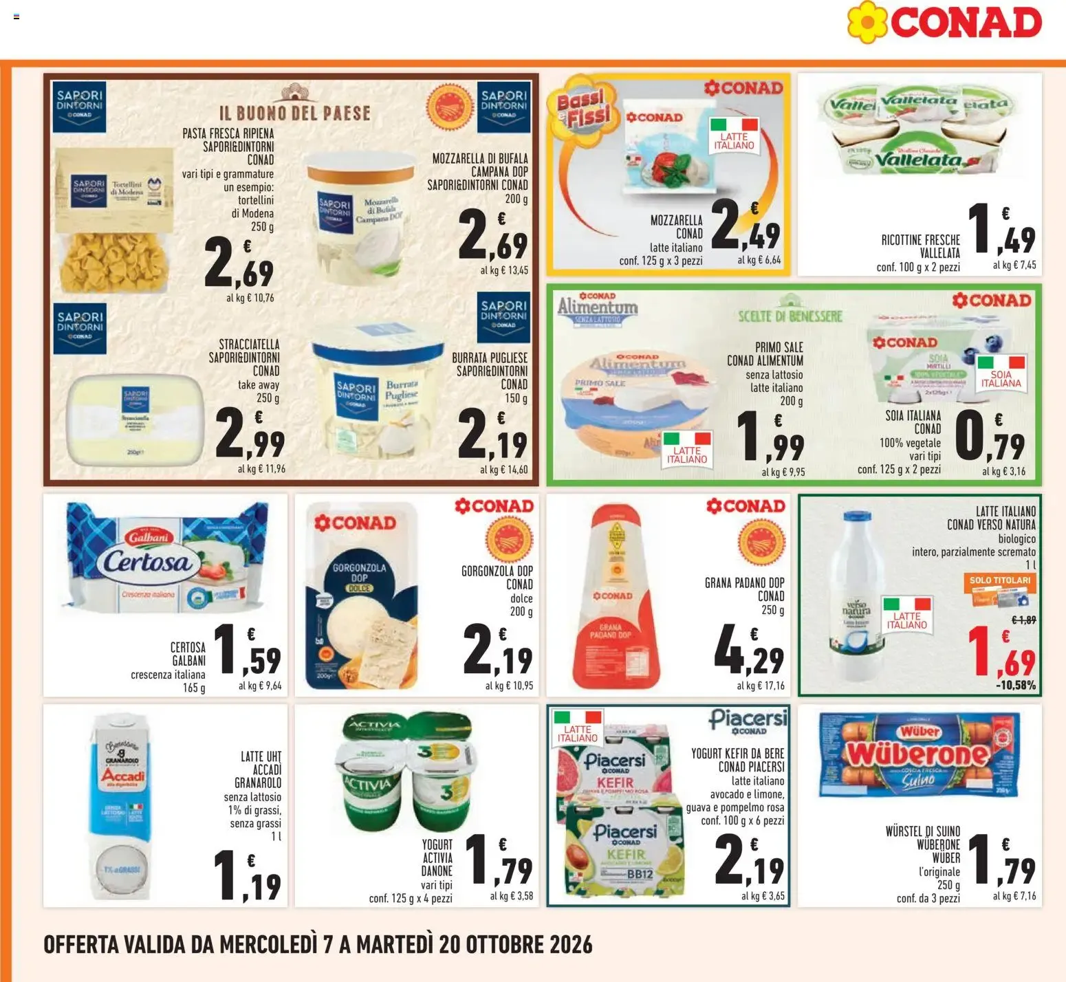 Anteprima volantino Conad dal 07/10/2026 prossima settimana da 7 ottobre a 20 ottobre di 2026 - Pagina del volantino 10