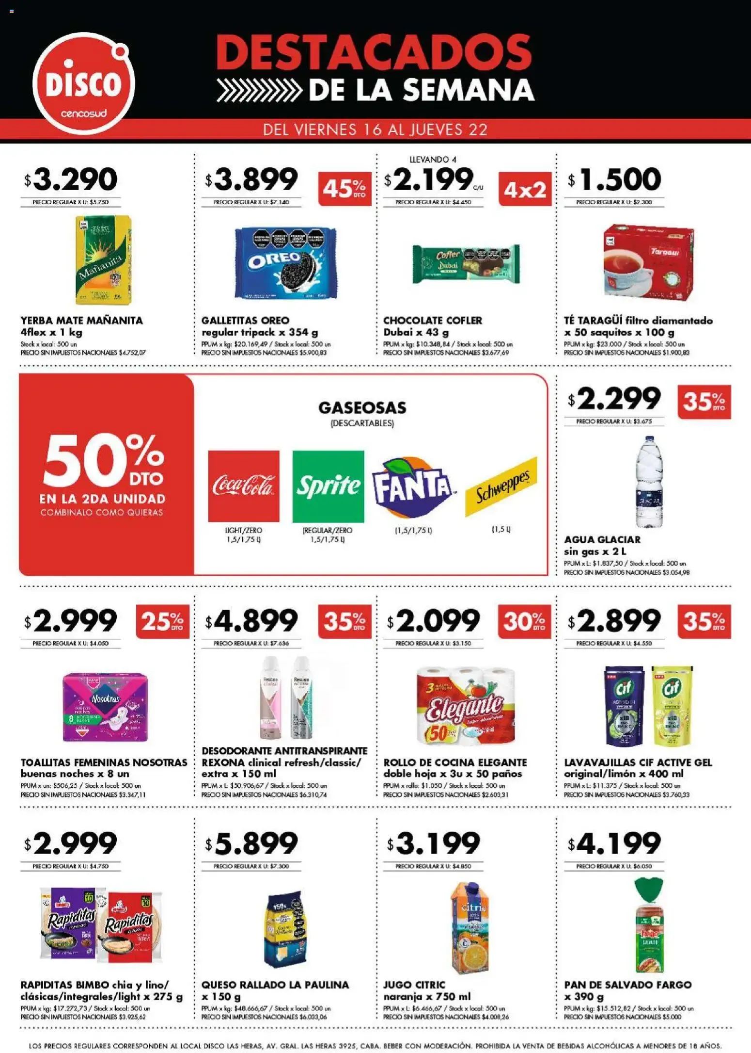 Ofertas de Disco - Destacados de la Semana 16 de octubre al 22 de octubre 2026 - Página 1 del catálogo