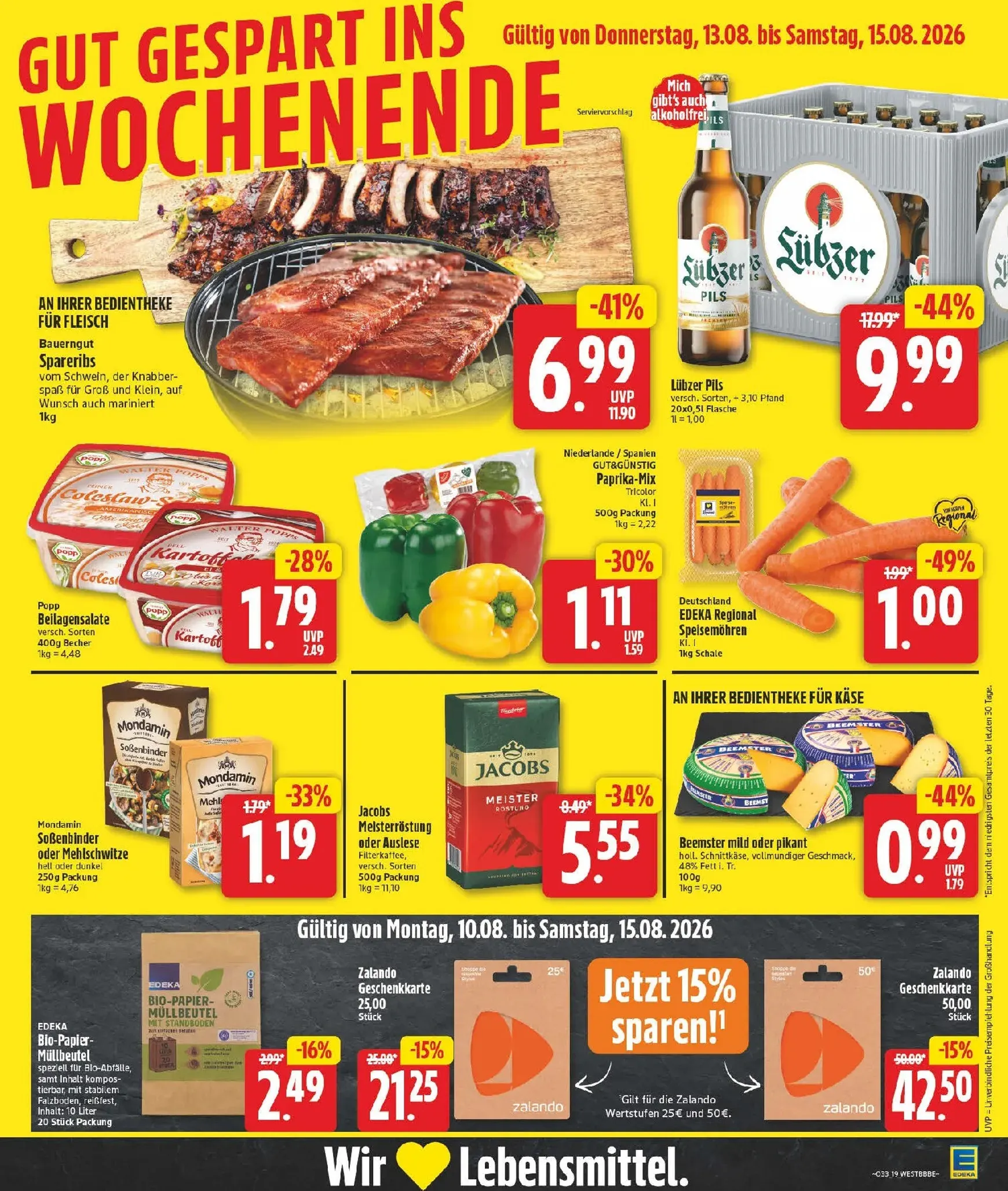 Edeka Prospekt nächste Woche – von Montag 10.08.2026 bis Samstag 15.08.2026 von 10. August bis 15. August 2026 - Prospekt seite 23