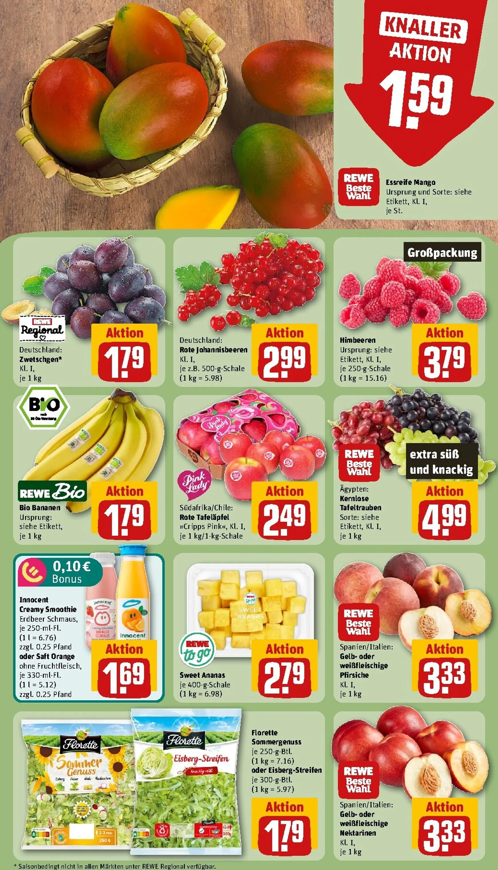 REWE Arina Fester Dein Markt: Mehr Grillen. Mehr sparen. von 3. August bis 9. August 2026 - Prospekt seite 6