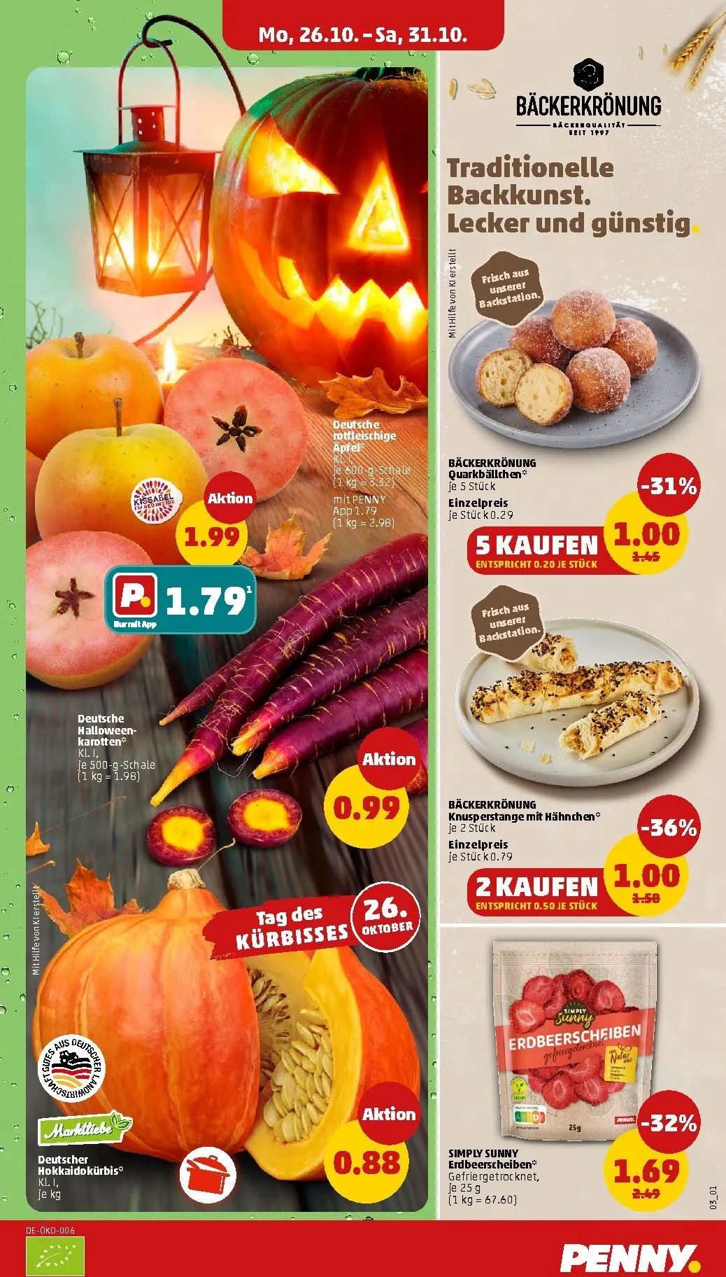 PENNY Prospekt nächste Woche – von Montag 26.10.2026 bis Samstag 31.10.2026 von 26. Oktober bis 31. Oktober 2026 - Prospekt seite 3