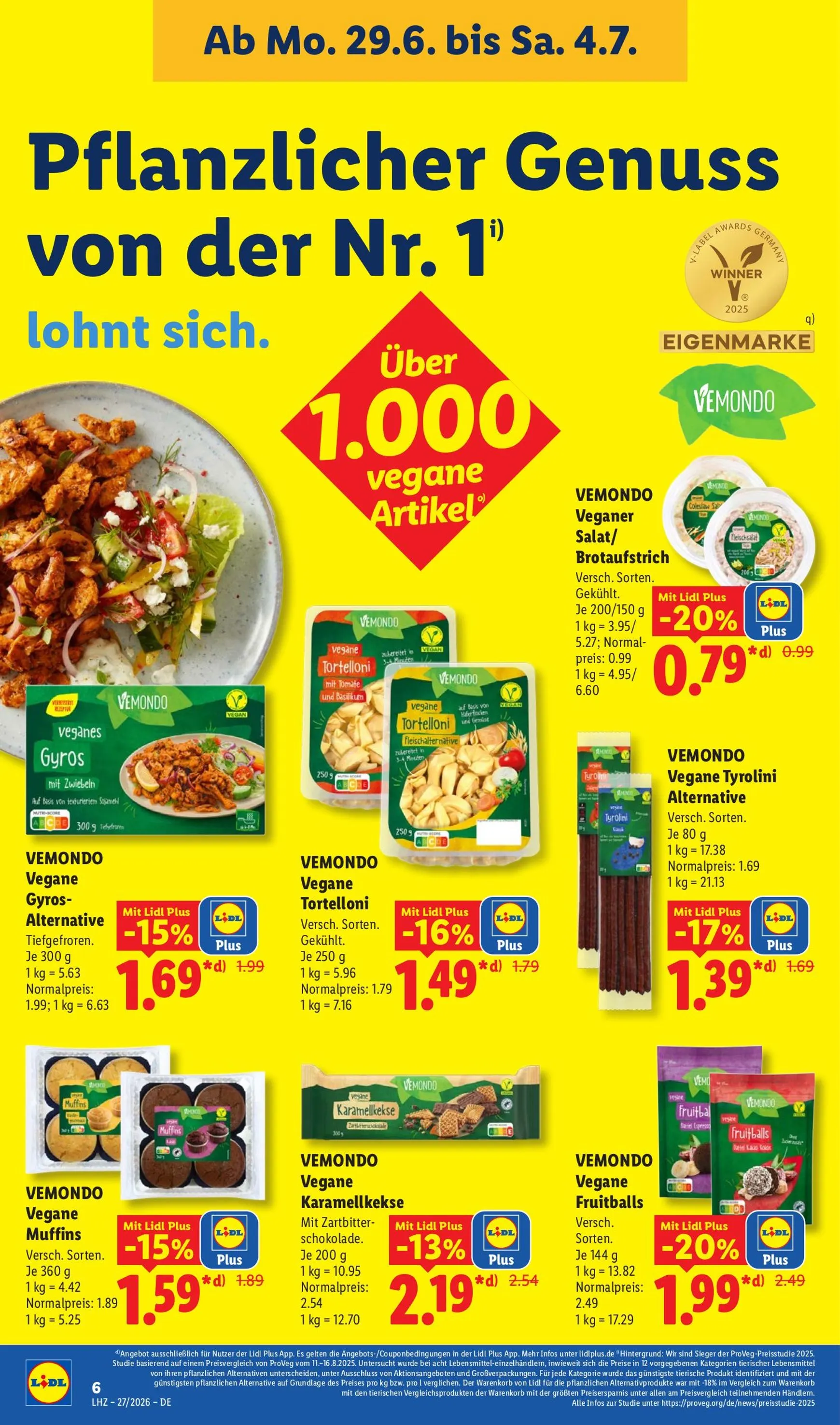 Lidl Prospekt – von Montag 29.06.2026 bis Samstag 04.07.2026 von 29. Juni bis 4. Juli 2026 - Prospekt seite 27