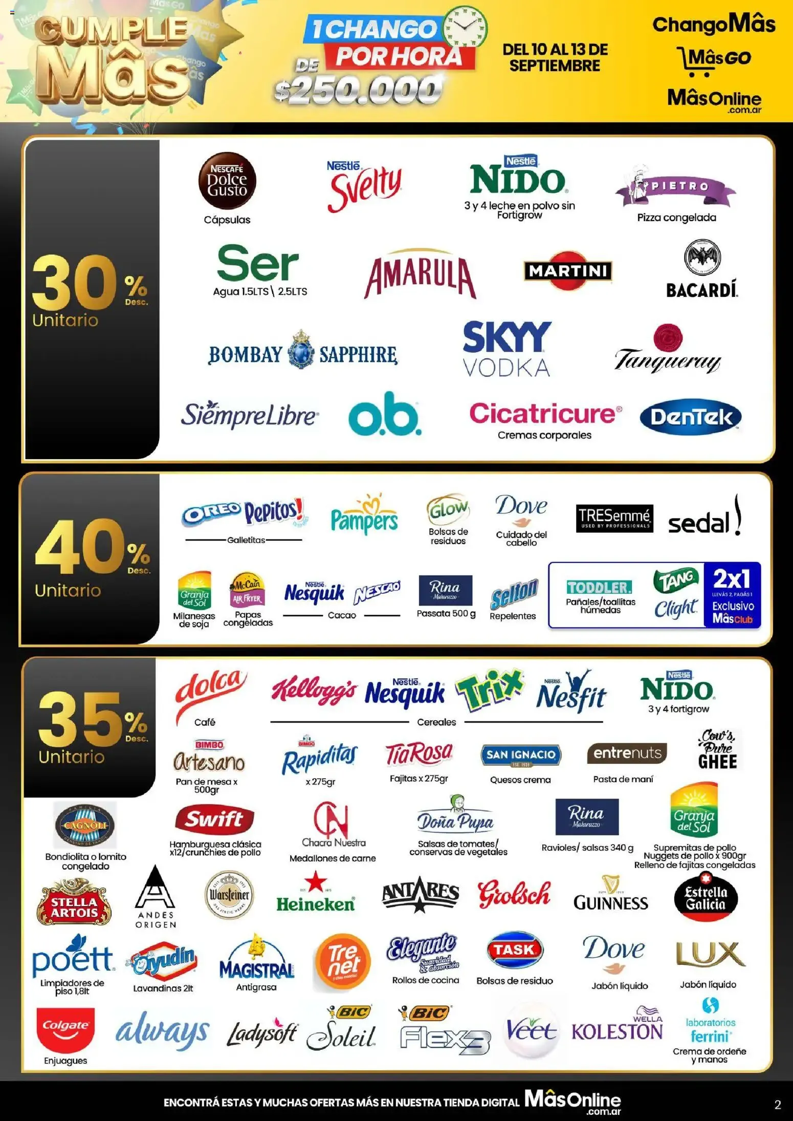 Ofertas de Changomas - Cumple Más: Promos del finde 10 al 13 de Septiembre 10 de septiembre al 13 de septiembre 2026 - Página 3 del catálogo