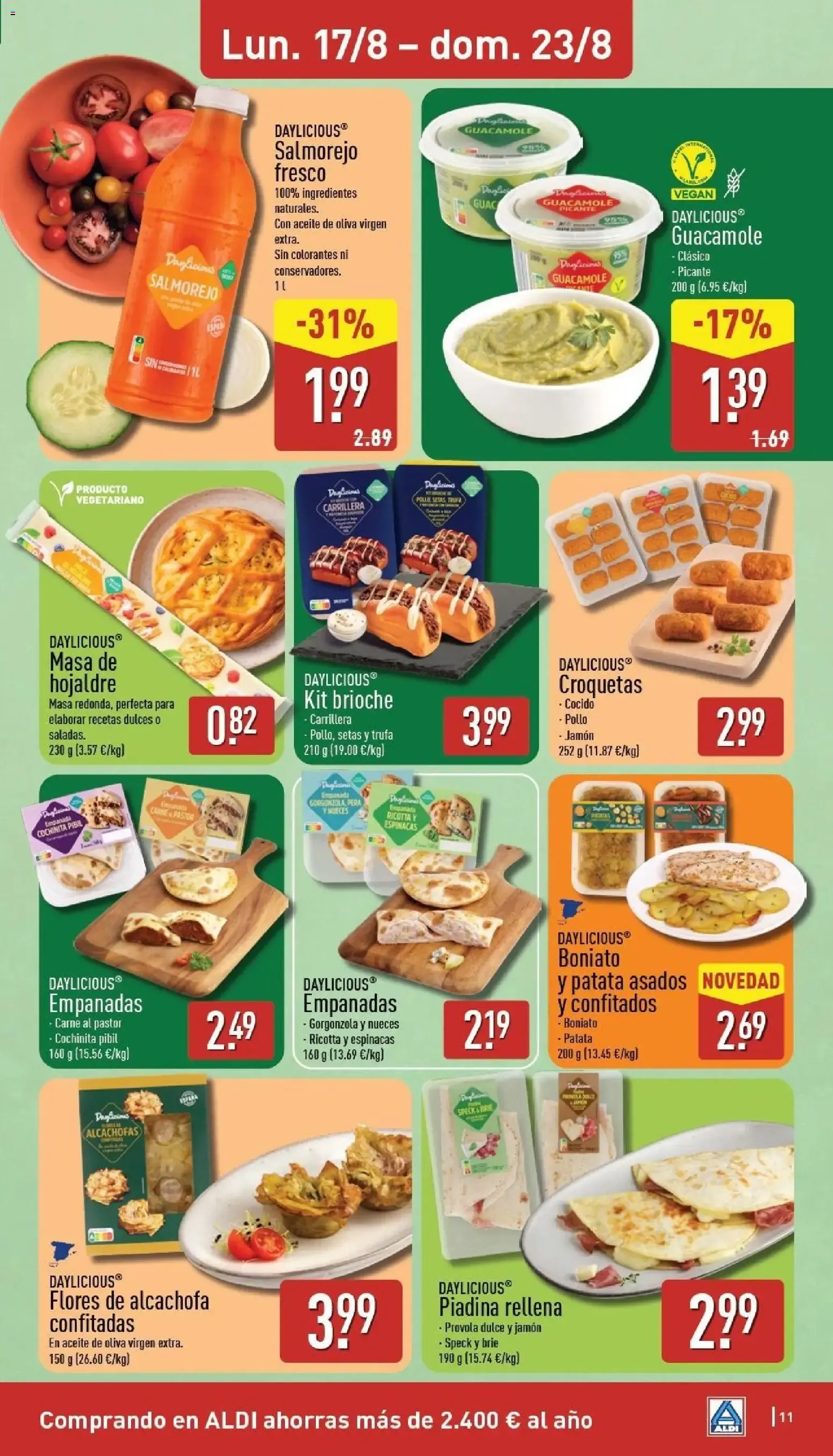 Catálogo de Aldi folleto Península del 17/08/2026 | Catálogo 17 de agosto al 23 de agosto 2026 - Página 11