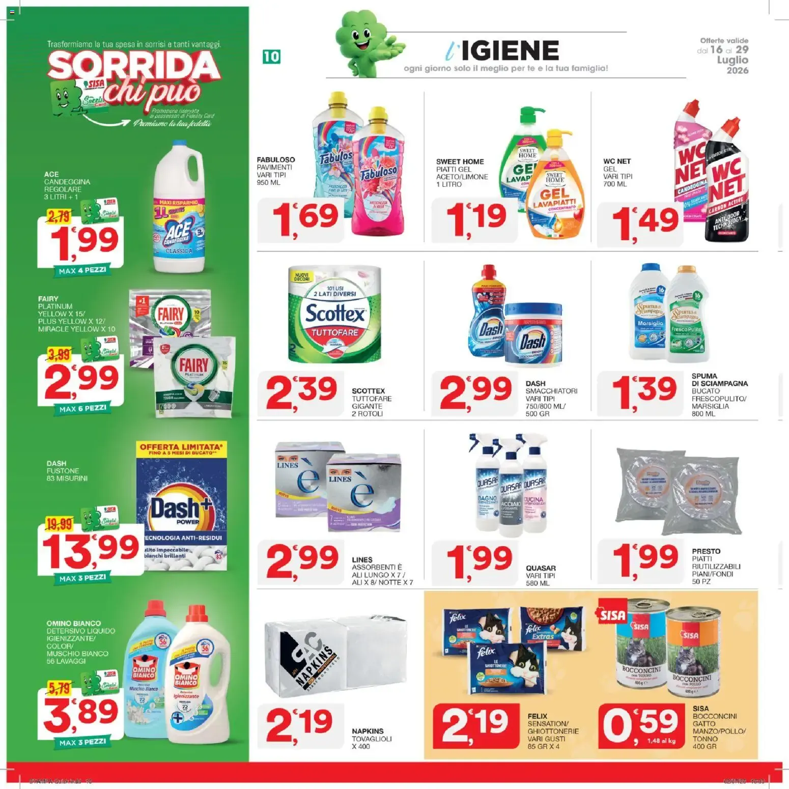 Nuovo SISA volantino Quick dal 16/07/2026 > offerte anteprima 🛍️ da 16 luglio a 29 luglio di 2026 - Pagina del volantino 9