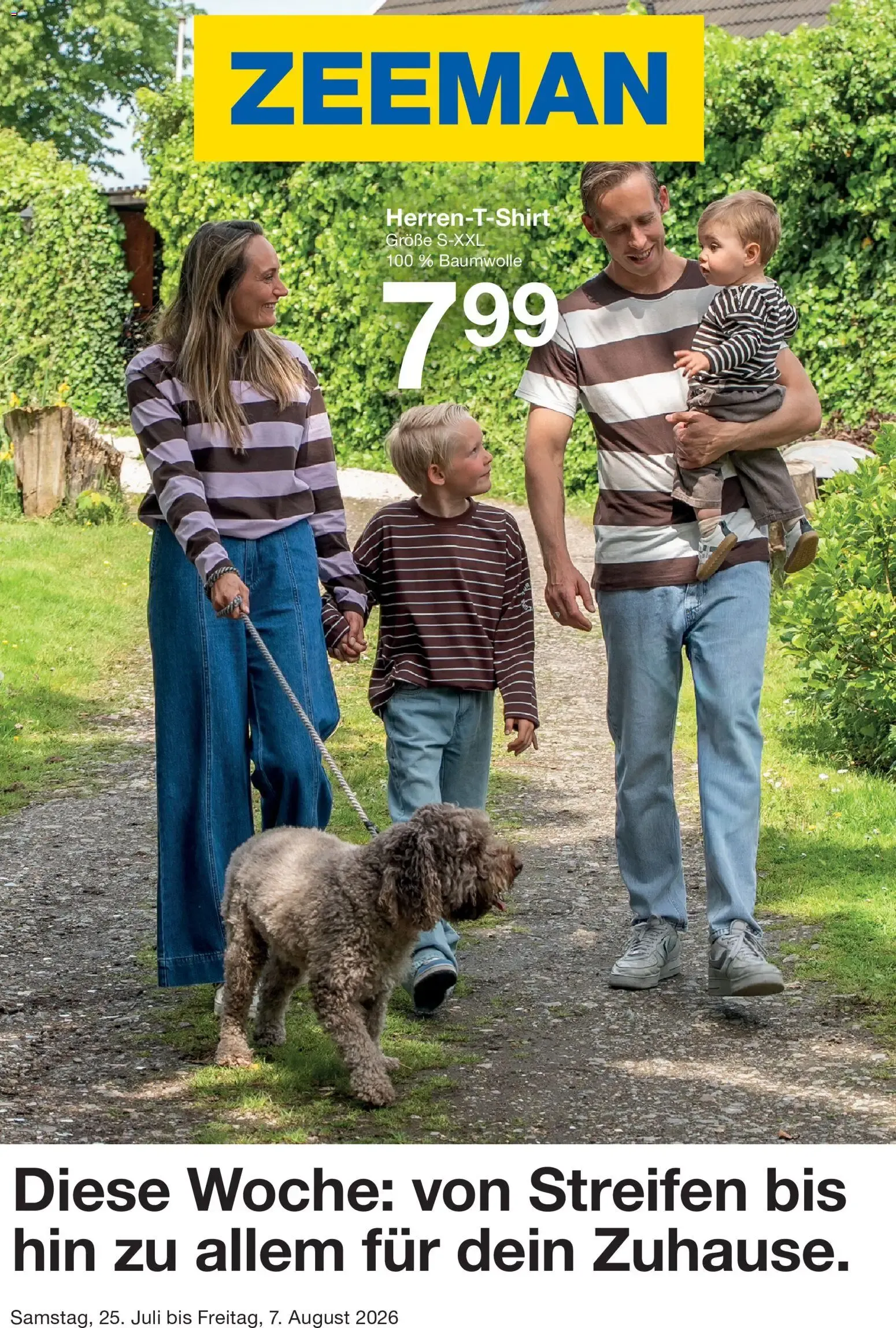 Zeeman Prospekt vom 25.07.2026 – Angebote online von 25. Juli bis 7. August 2026 - Prospekt seite 1