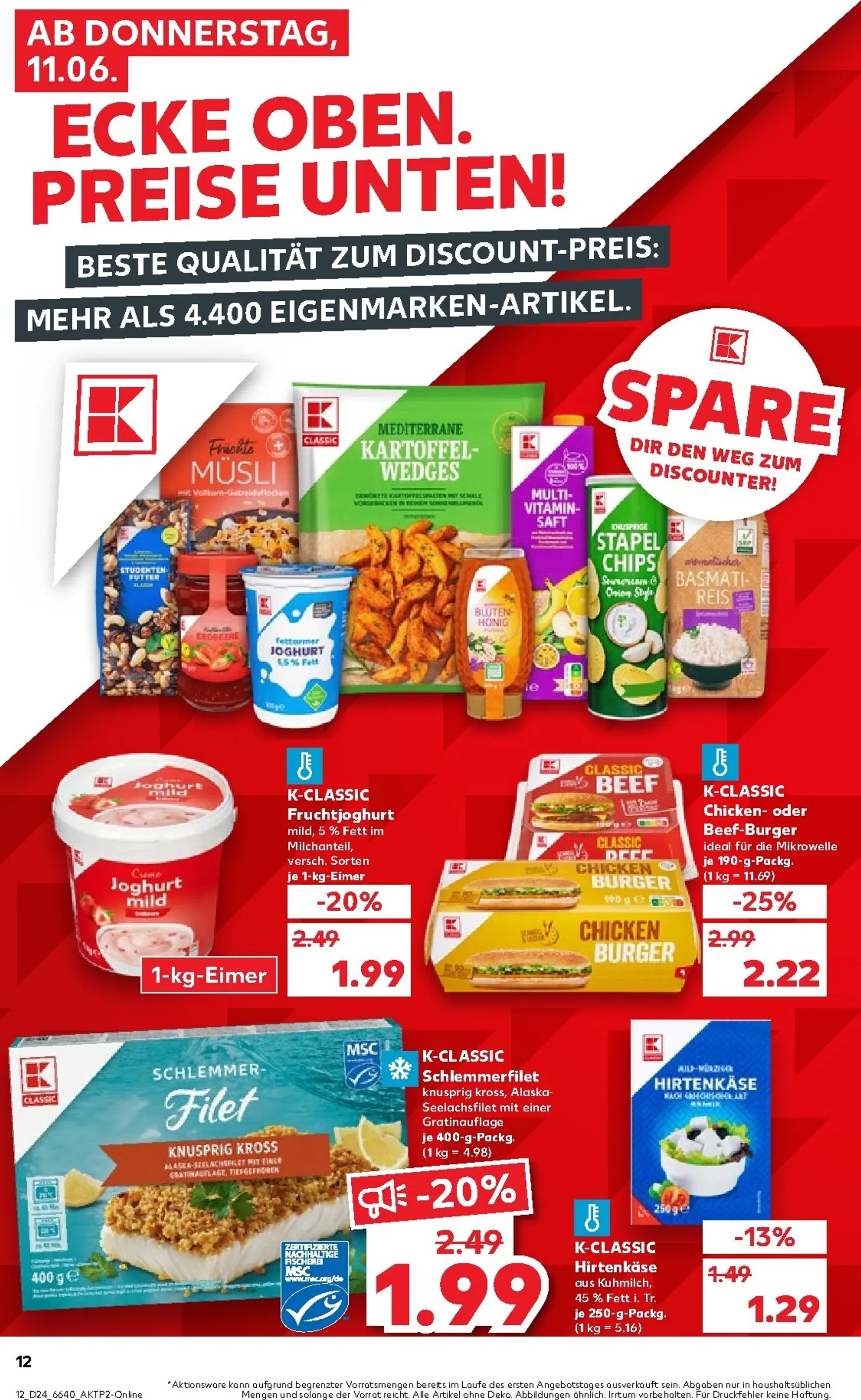 Kaufland Prospekt – von Donnerstag 11.06.2026 bis Mittwoch 17.06.2026 von 11. Juni bis 17. Juni 2026 - Prospekt seite 12