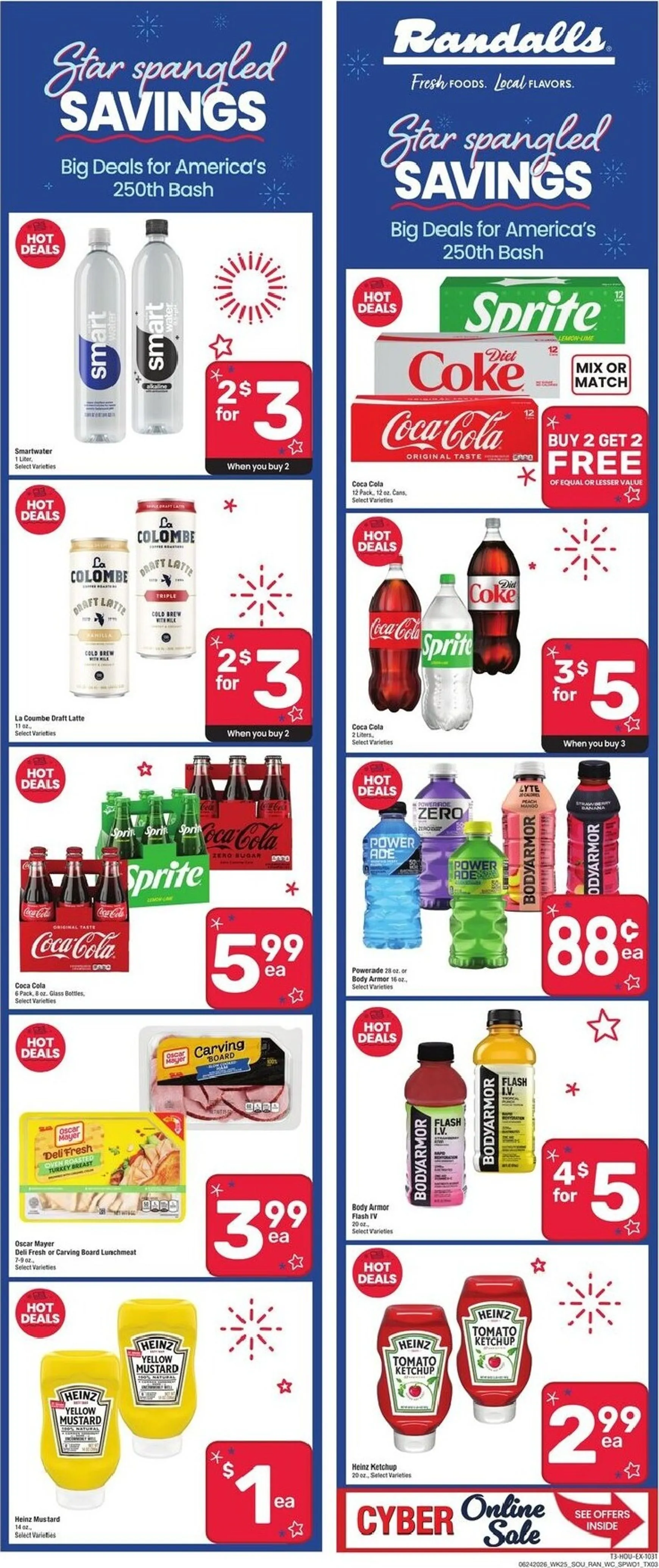 Weekly ad Current Randalls leaflet valid from Wednesday 06/24/2026 to Tuesday 06/30/2026 from June 24 to June 30 2026 - Page 1