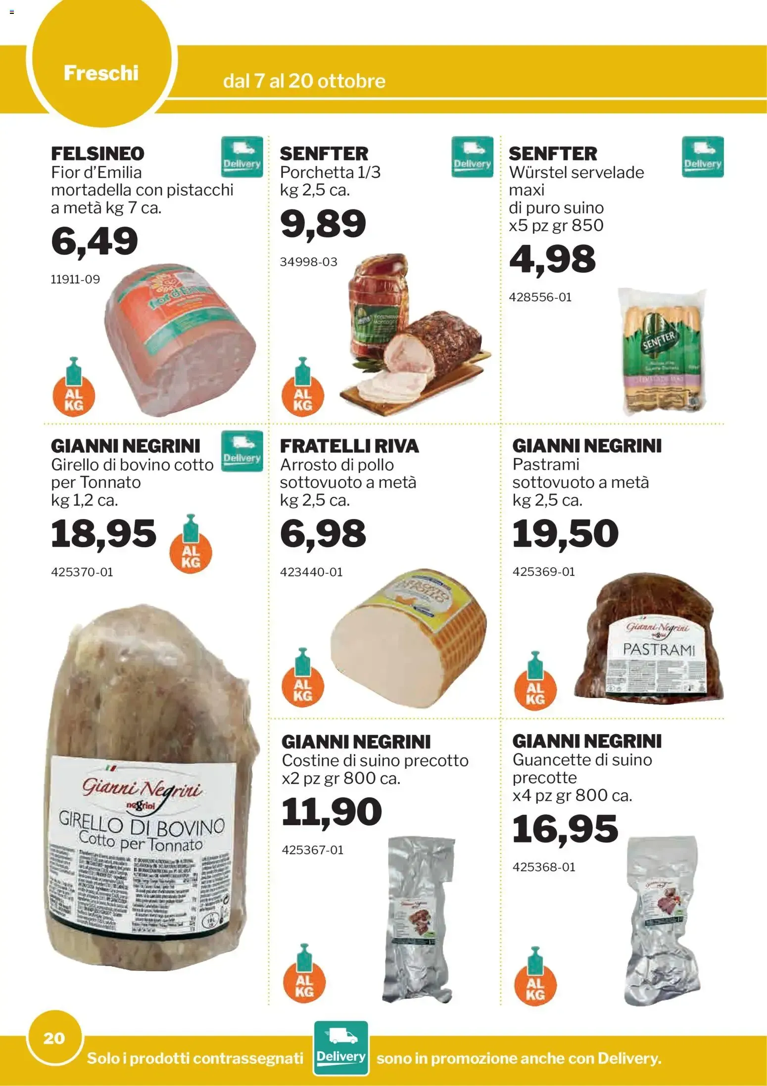 GrosMarket Promozioni Volantino da 7 ottobre a 20 ottobre di 2026 - Pagina del volantino 20