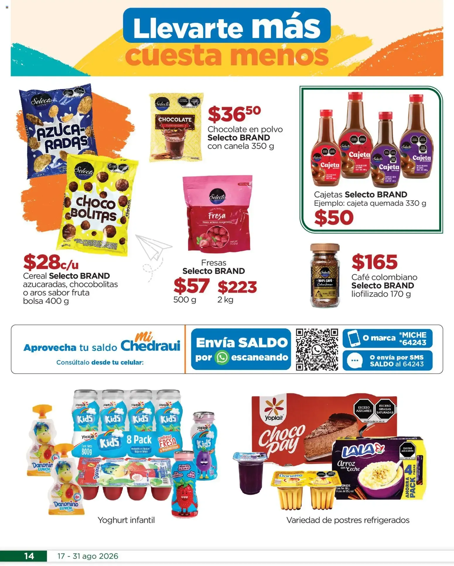 Catálogo de Chedraui folleto Estrena este regreso a clases (17/08/2026 - 31/08/2026) - catálogo en línea 17 de agosto al 31 de agosto 2026 - Pagina 14